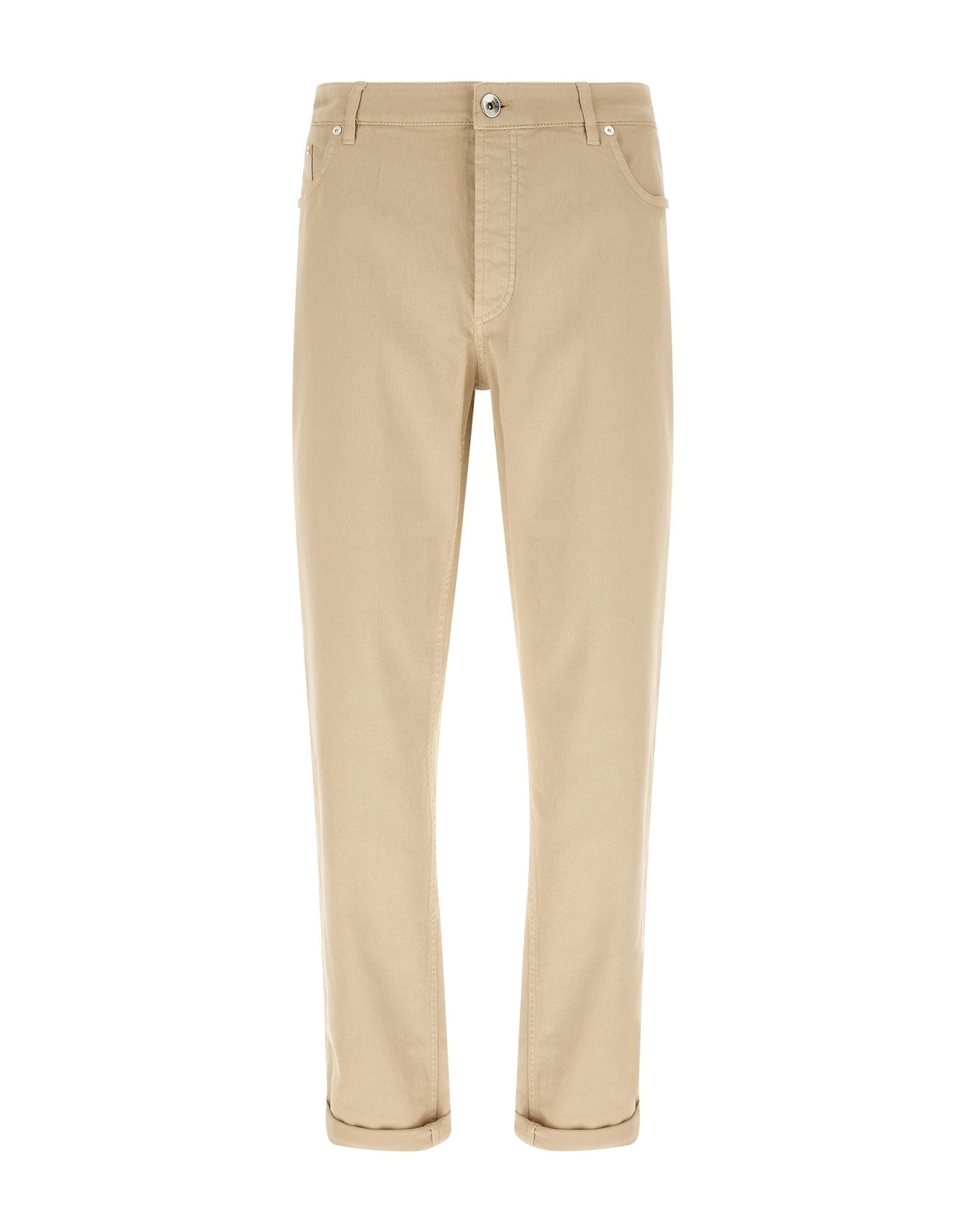 Brunello Cucinelli jeans con ricamo stemma