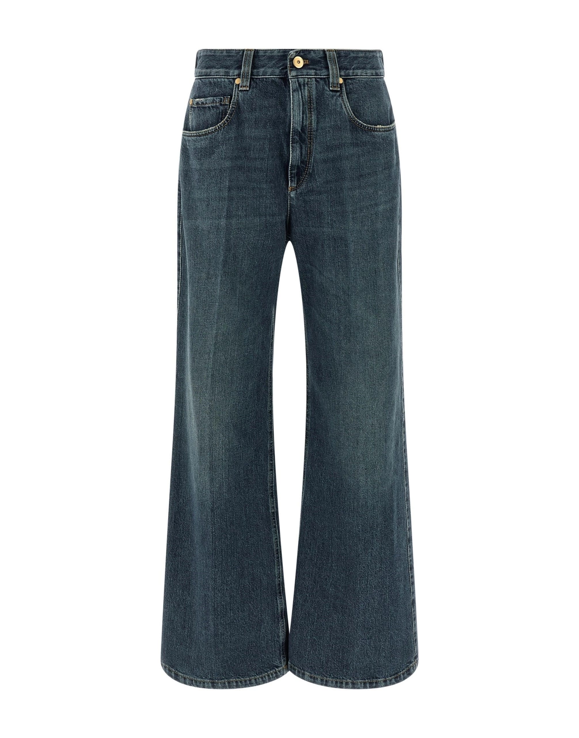 Brunello Cucinelli Brunello Cucinelli Contemporary Loose Flared Jeans