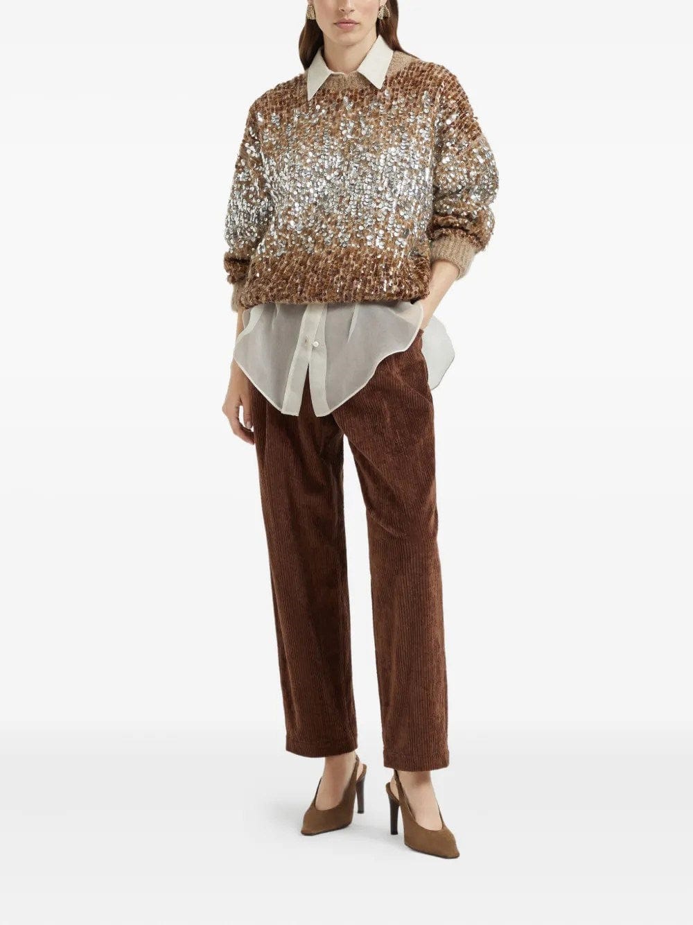 Brunello Cucinelli Corduroy Baggy Trousers