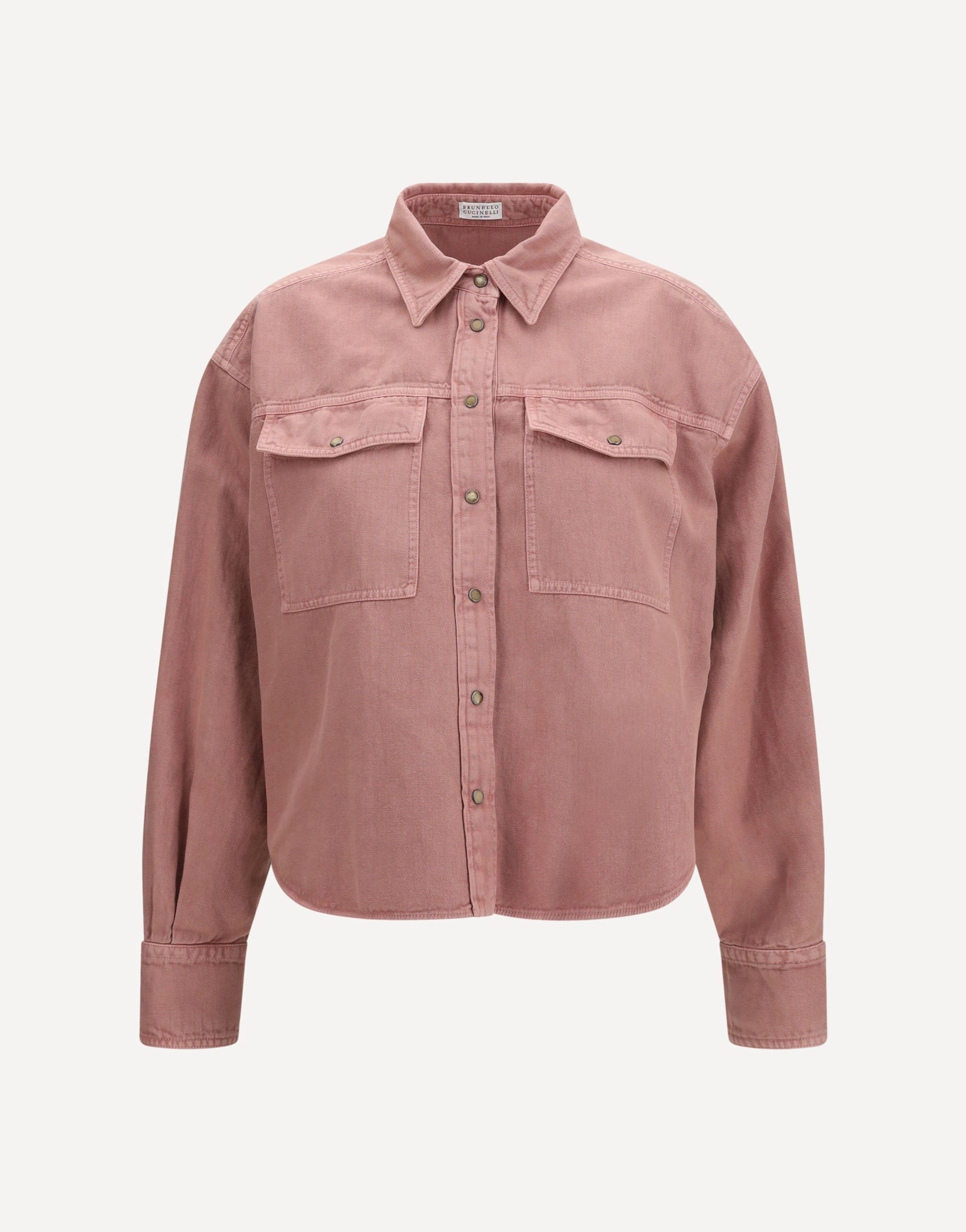 Brunello Cucinelli Cotton And Linen Shirt