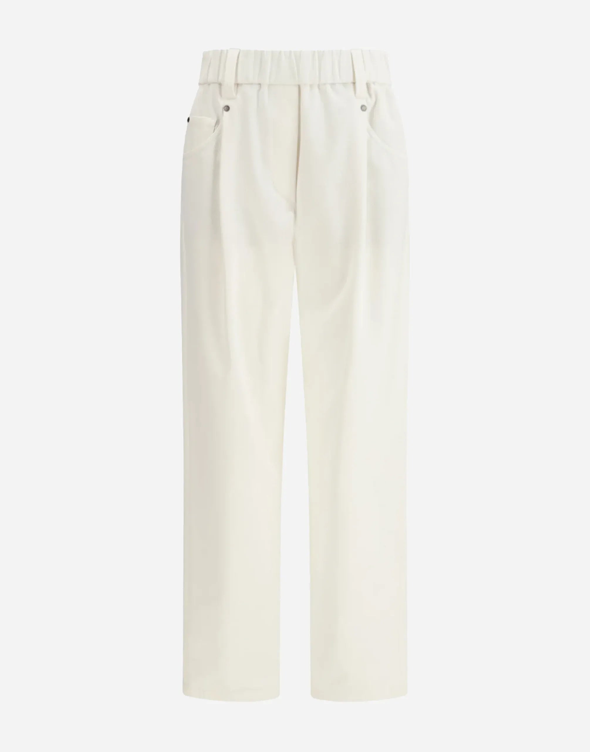 Brunello Cucinelli Cotton Baggy Pull-On Trousers
