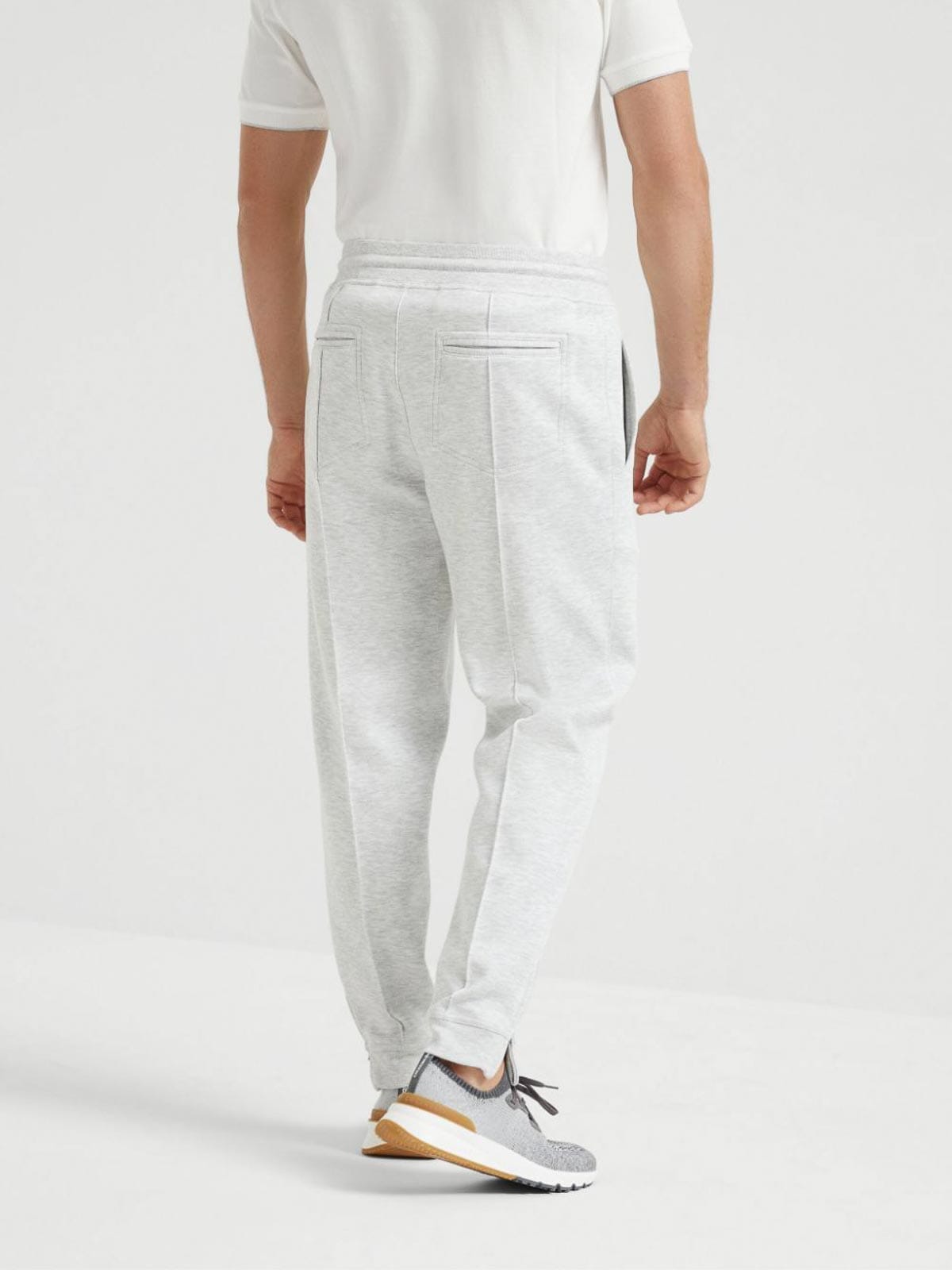 Brunello Cucinelli Cotton-Blend Drawstring Track Pants