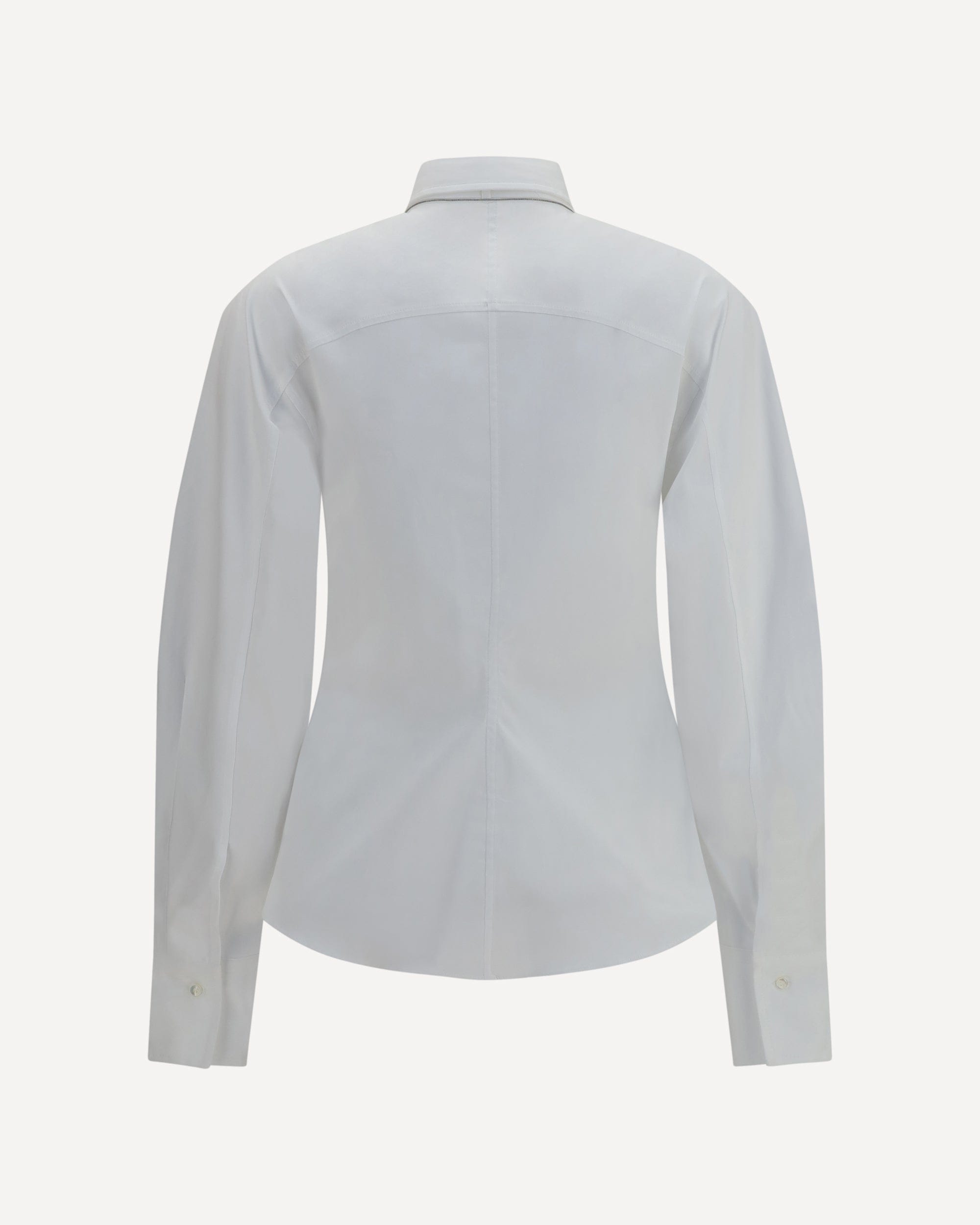Brunello Cucinelli Cotton Blend Shirt With Tie - alternate view