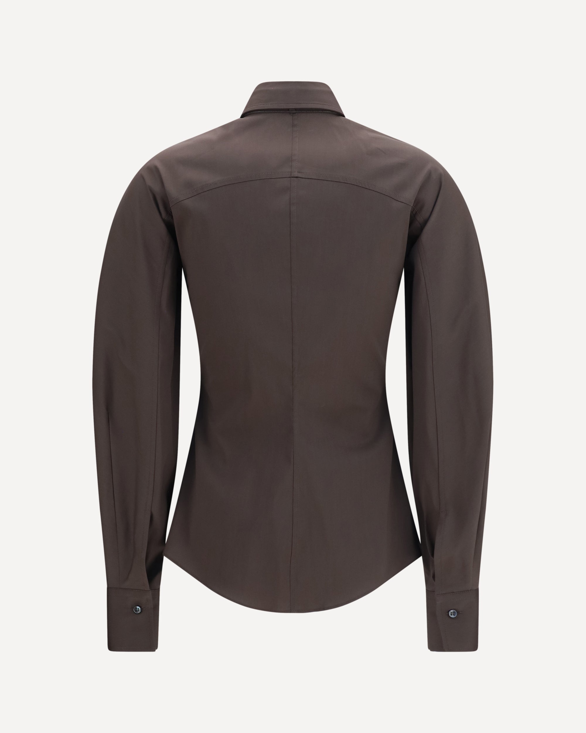 Brunello Cucinelli Cotton Blend Shirt With Tie - alternate view
