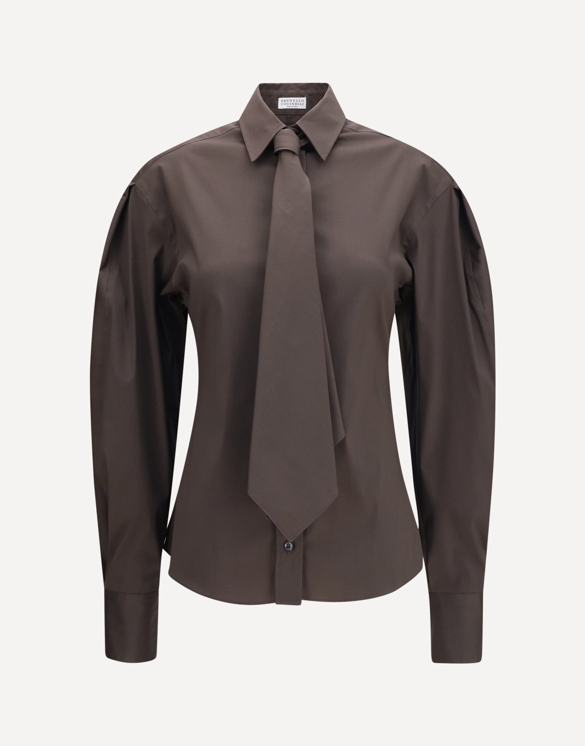 Brunello Cucinelli Brunello Cucinelli Cotton Blend Shirt With Tie