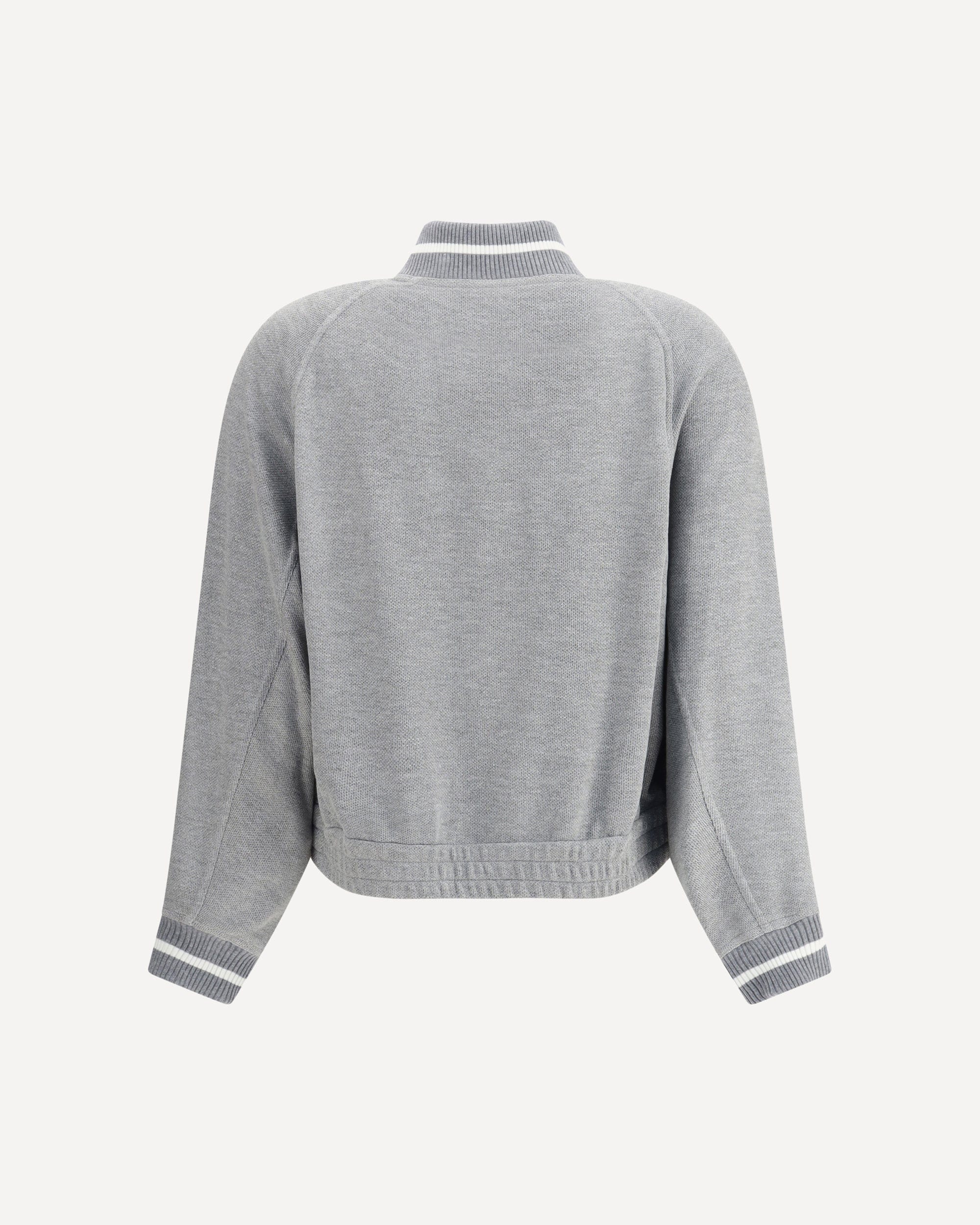 Brunello Cucinelli Cotton-Blend Zip-Up Sweatshirt