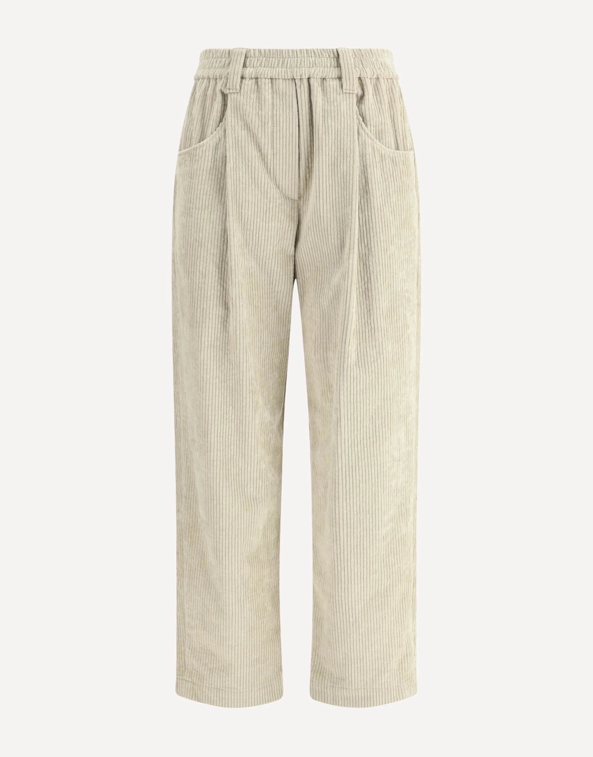Brunello Cucinelli Cotton Corduroy Baggy Trousers