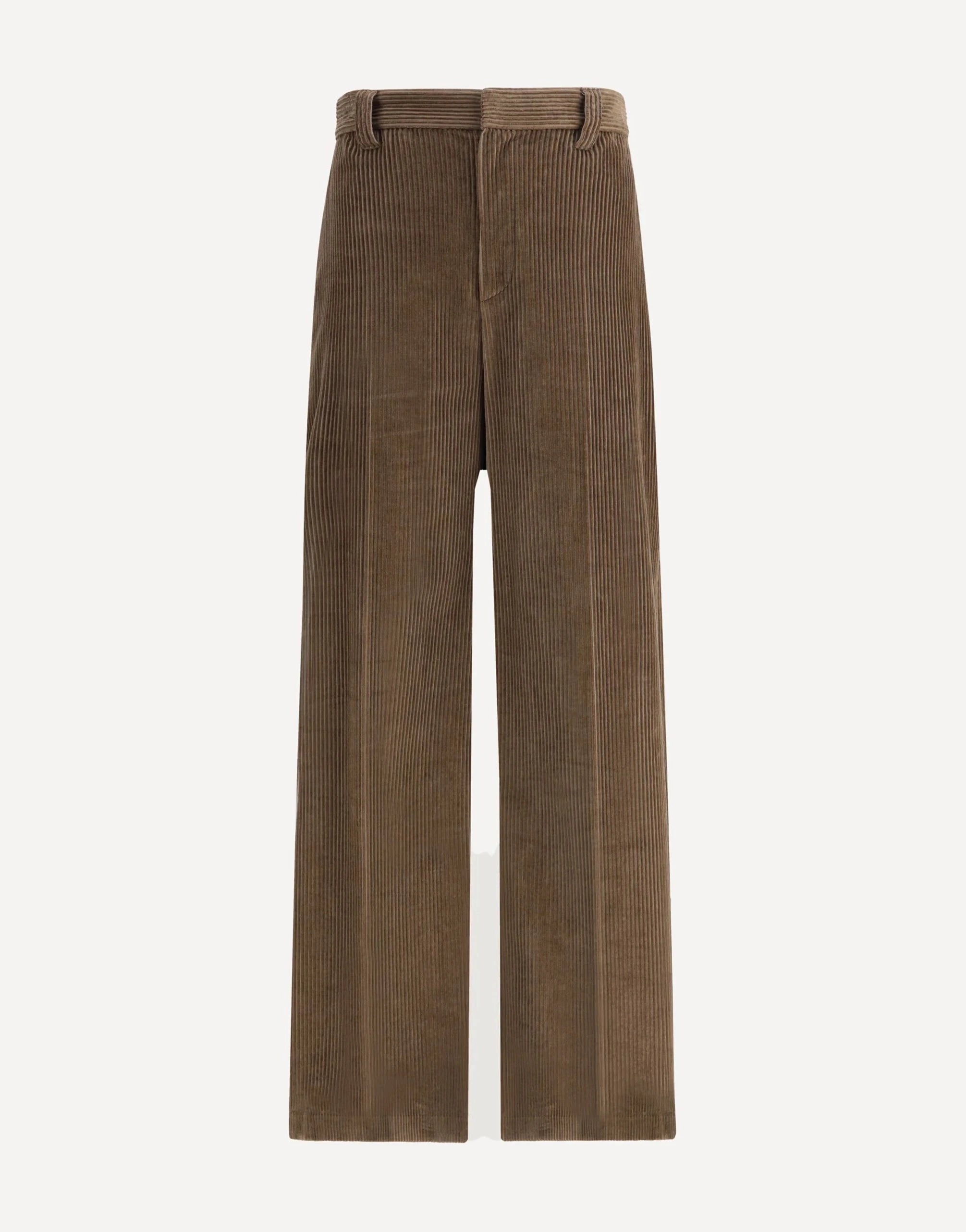 Brunello Cucinelli Cotton Corduroy Loose Trousers