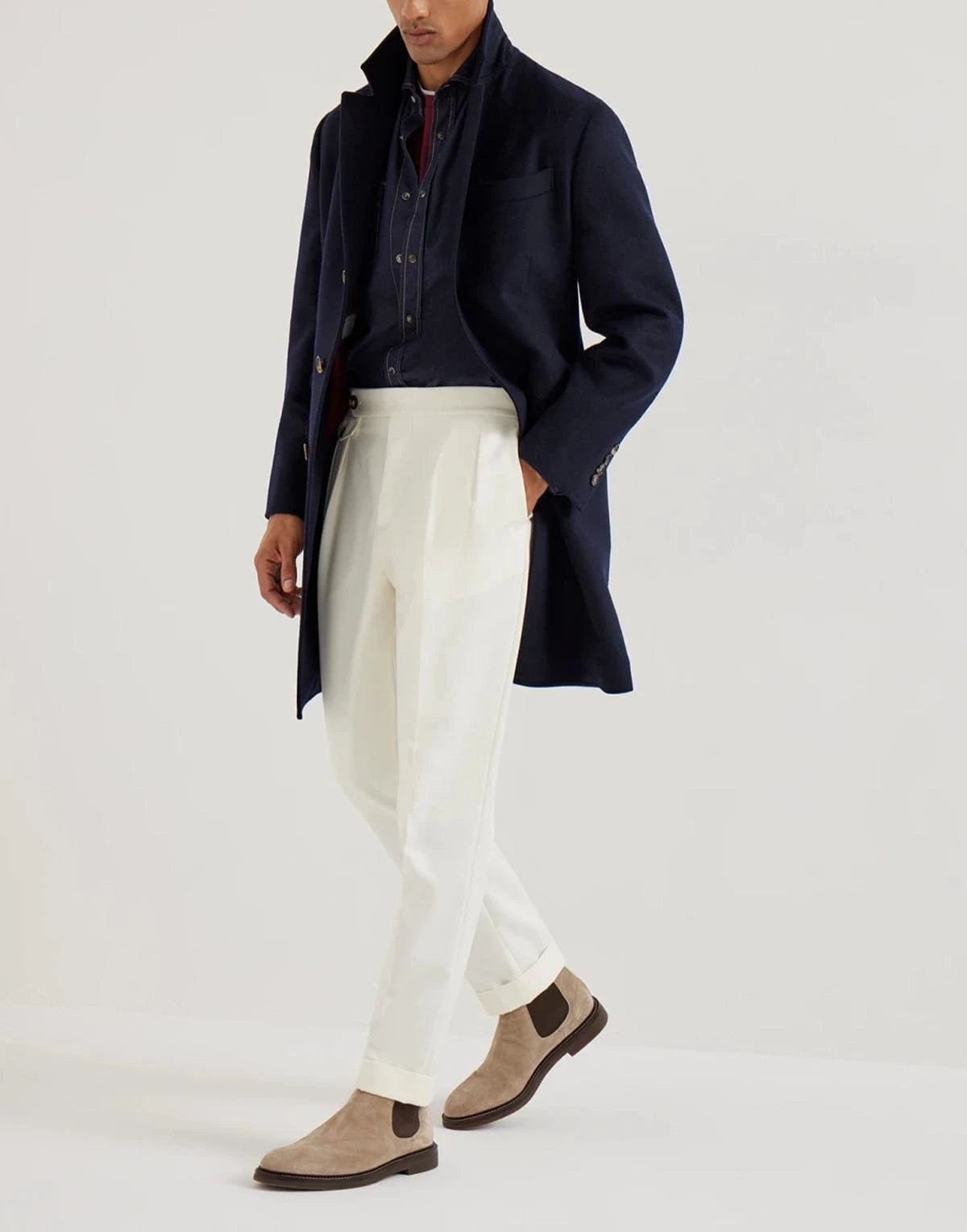 Brunello Cucinelli Cotton Faux-Layering T-Shirt