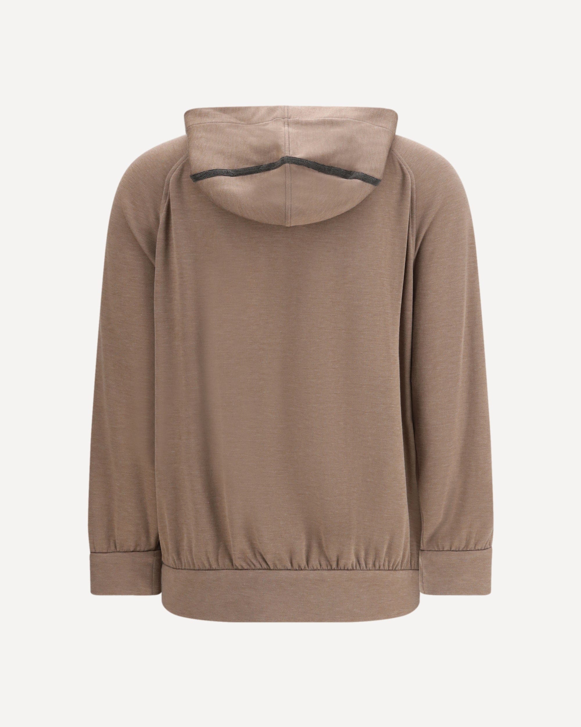 Brunello Cucinelli Cotton Hooded Sweatshirt With Double-Slider Zip - alternate view