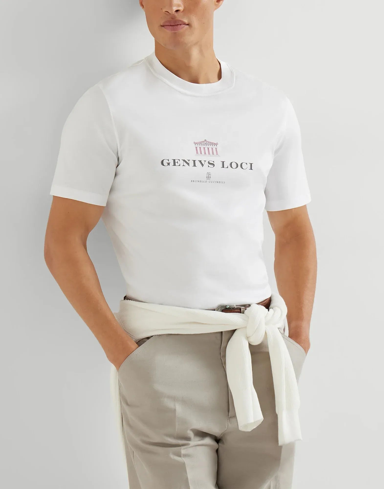 Brunello Cucinelli Cotton Jersey Graphic-Print T-Shirt