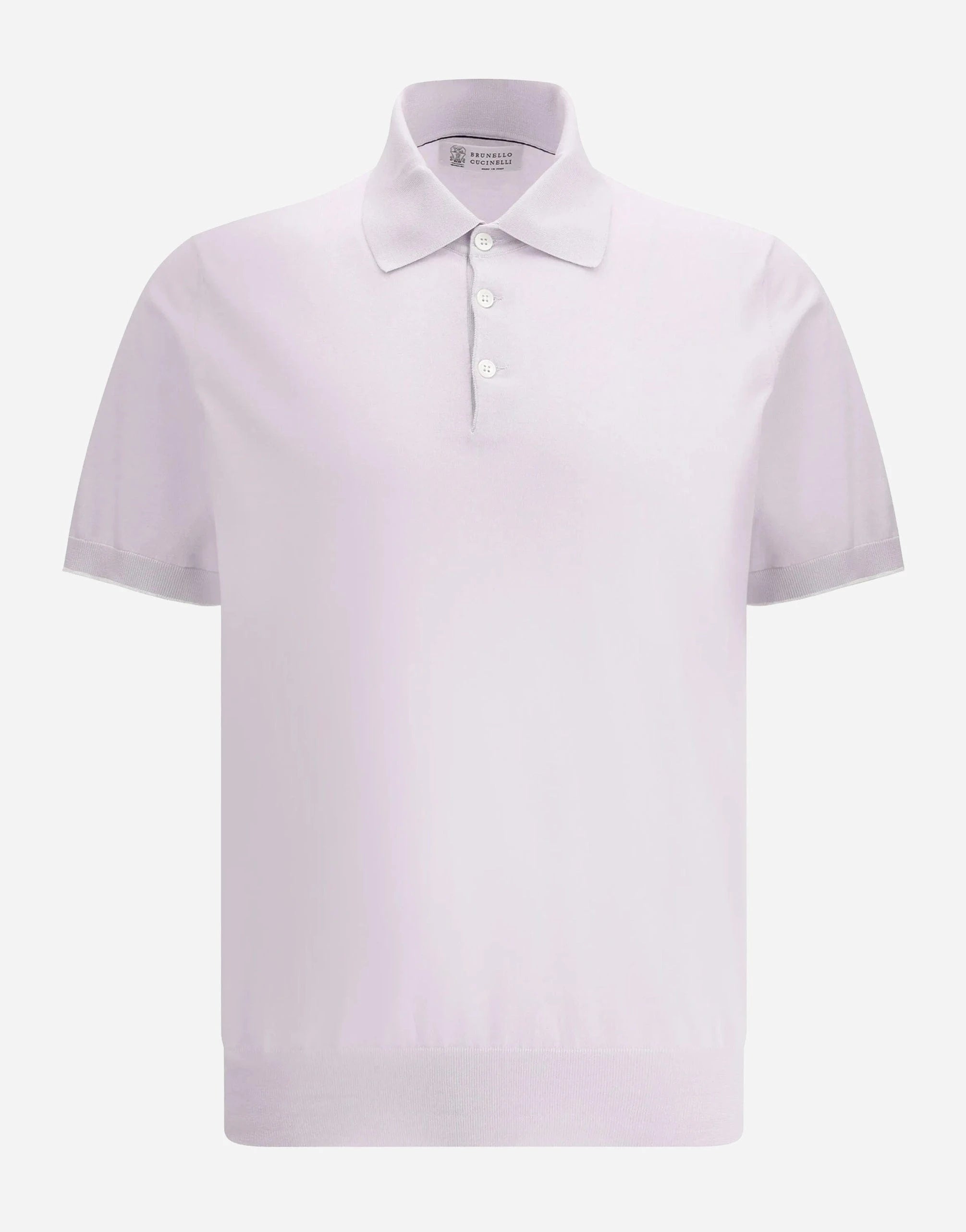 Brunello Cucinelli Cotton Knit Polo Shirt