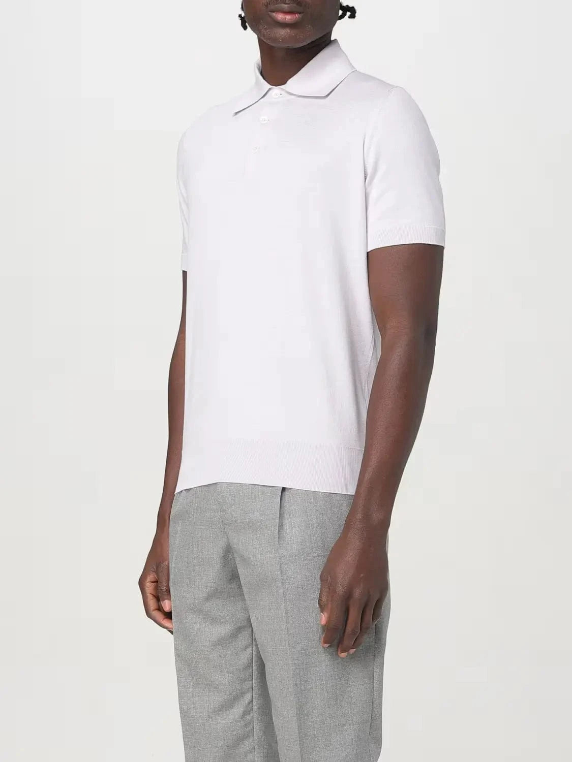 Brunello Cucinelli Cotton Knit Polo Shirt