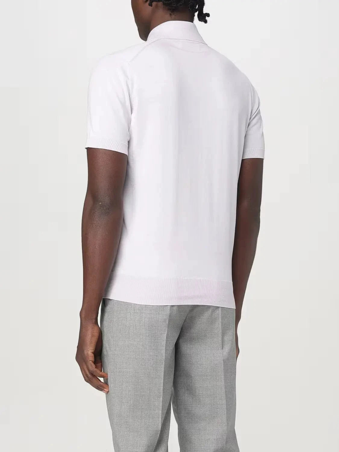 Brunello Cucinelli Cotton Knit Polo Shirt