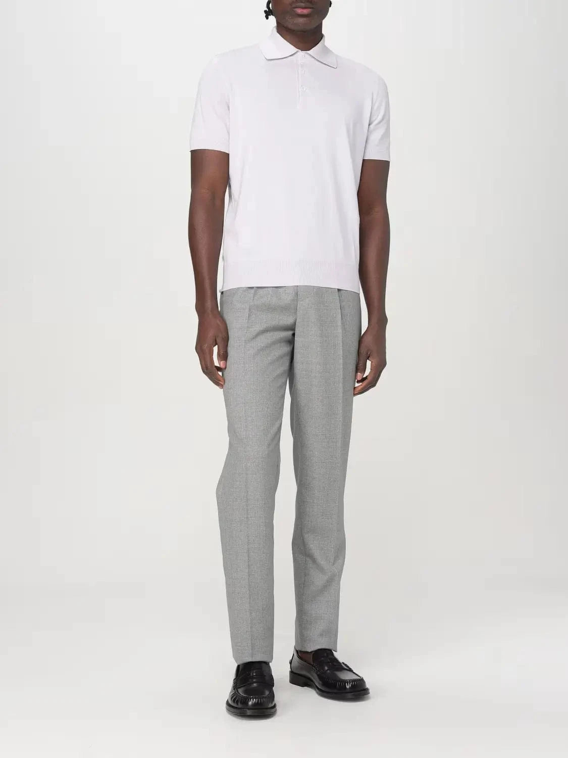 Brunello Cucinelli Cotton Knit Polo Shirt