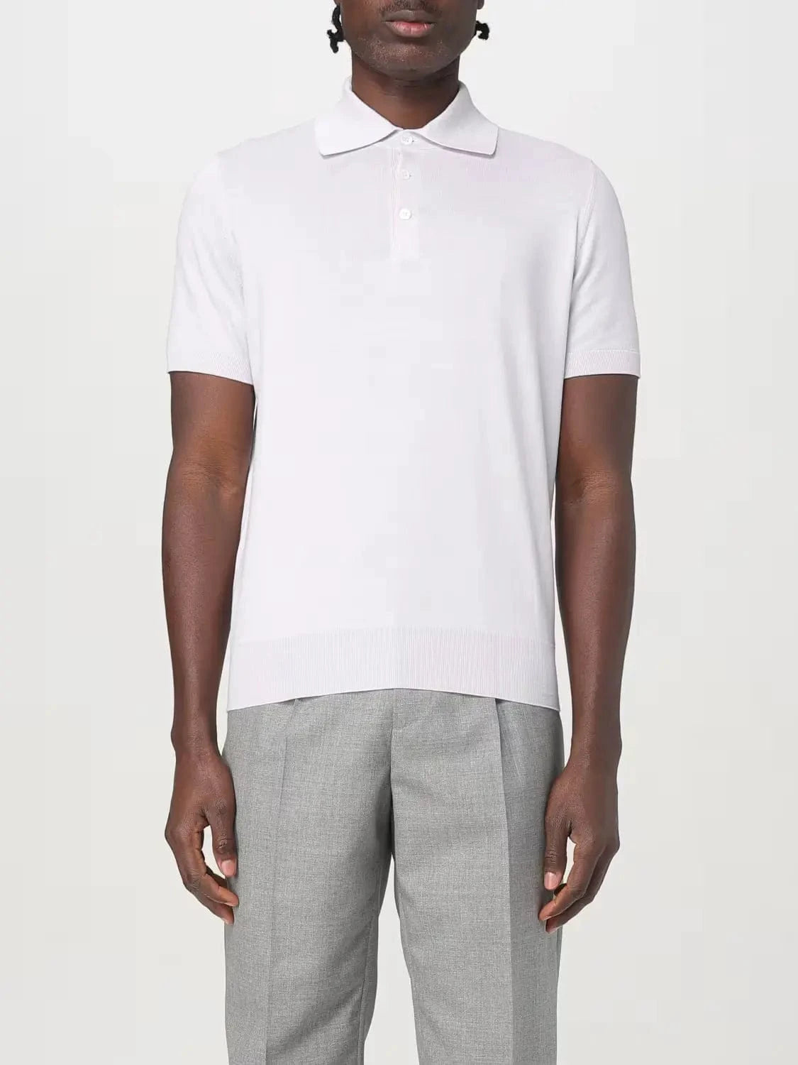 Brunello Cucinelli Cotton Knit Polo Shirt