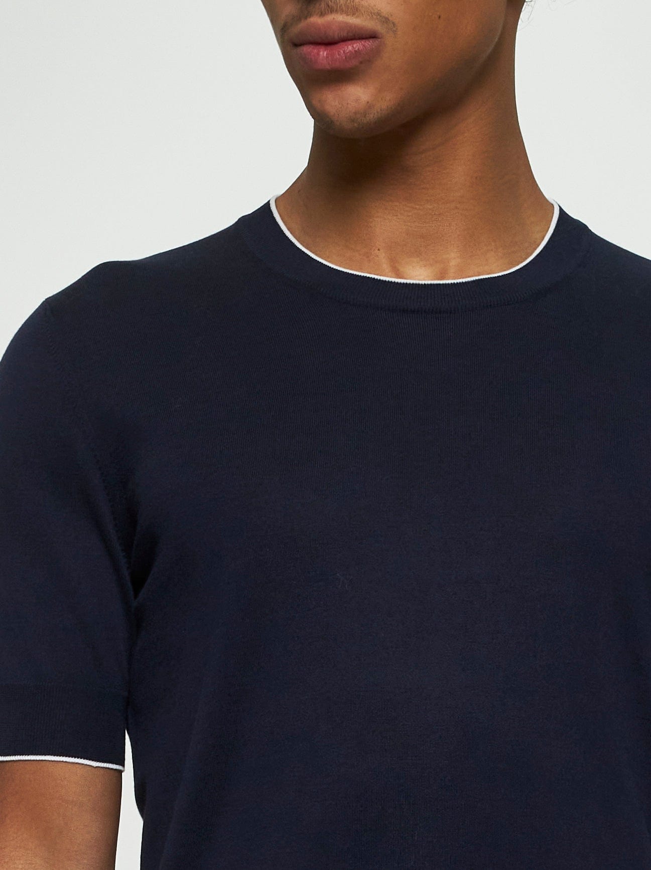 Brunello Cucinelli Cotton Knit T-Shirt