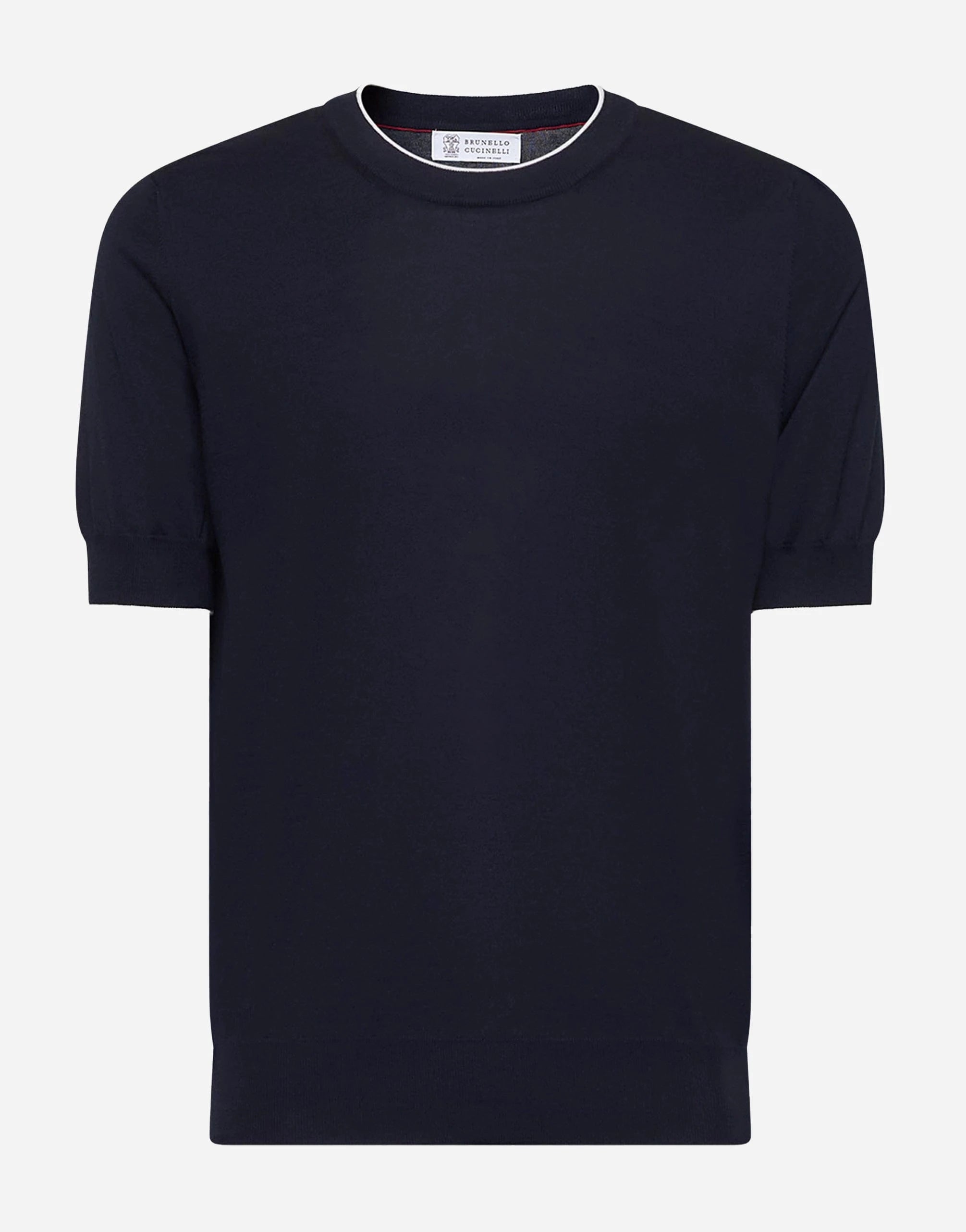 Brunello Cucinelli Cotton Knit T-Shirt
