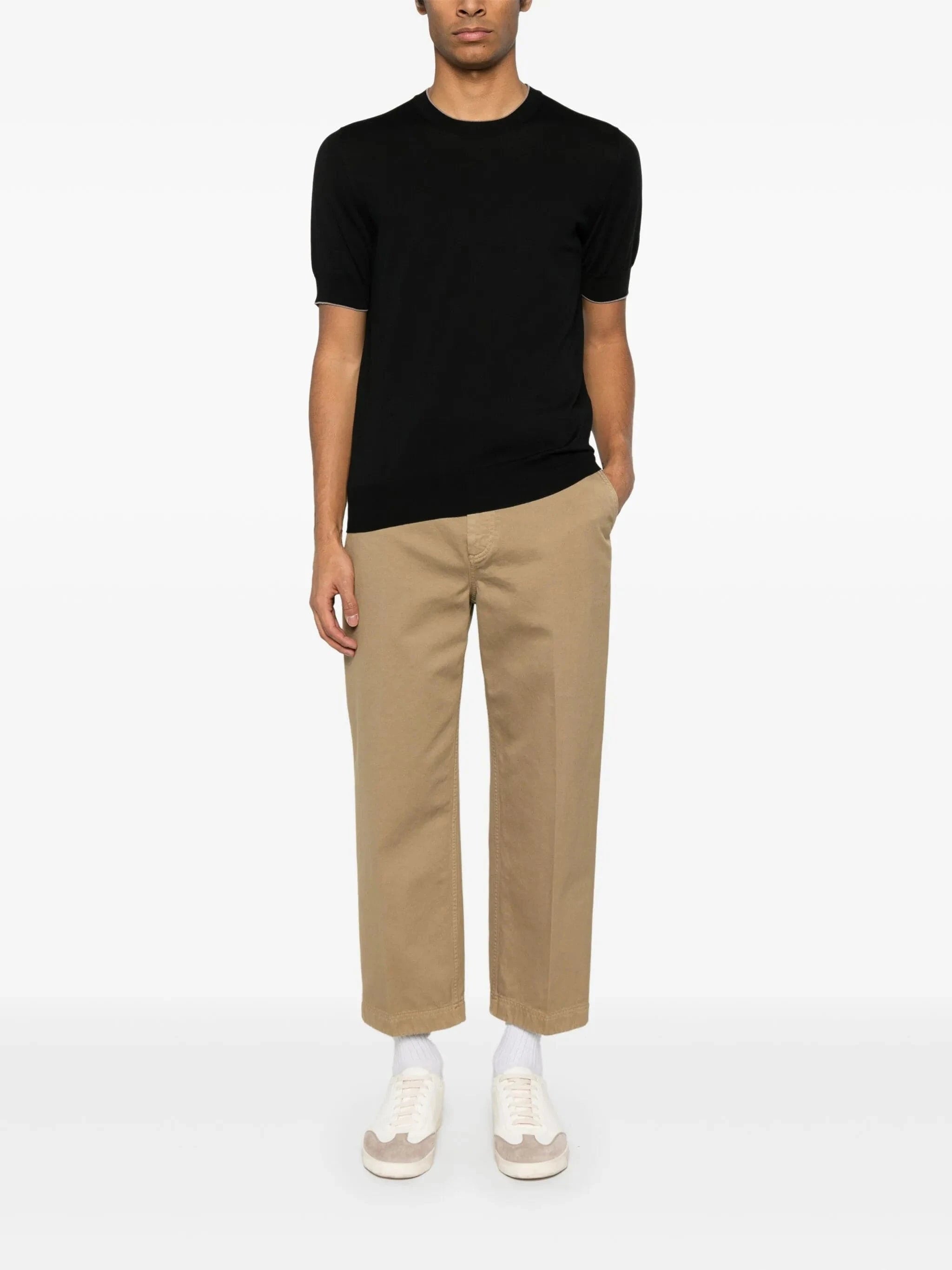 Brunello Cucinelli Cotton Knit T-Shirt