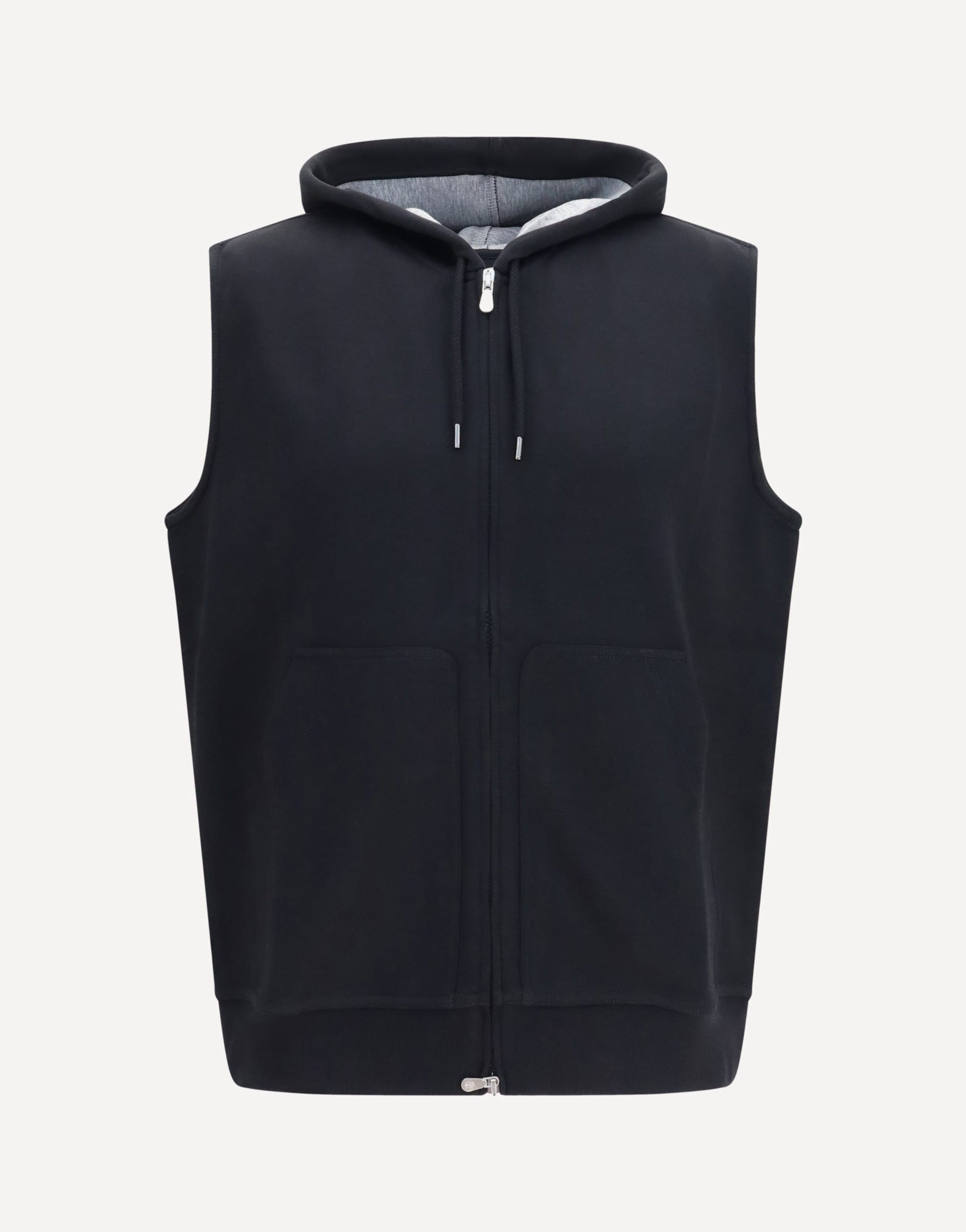 Brunello Cucinelli Brunello Cucinelli Cotton Mélange Vest With Hood