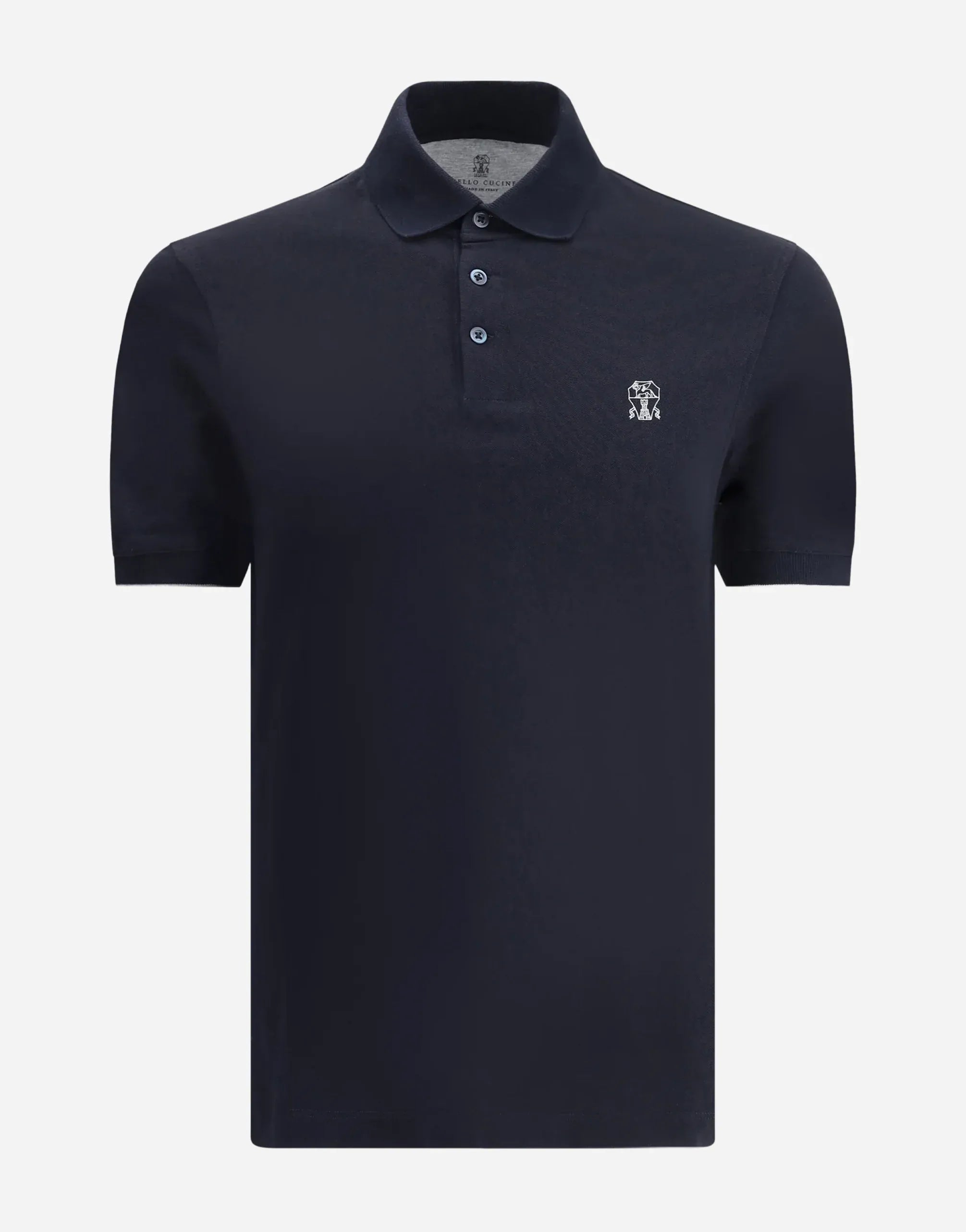 Brunello Cucinelli Cotton Piqué Logo Polo Shirt