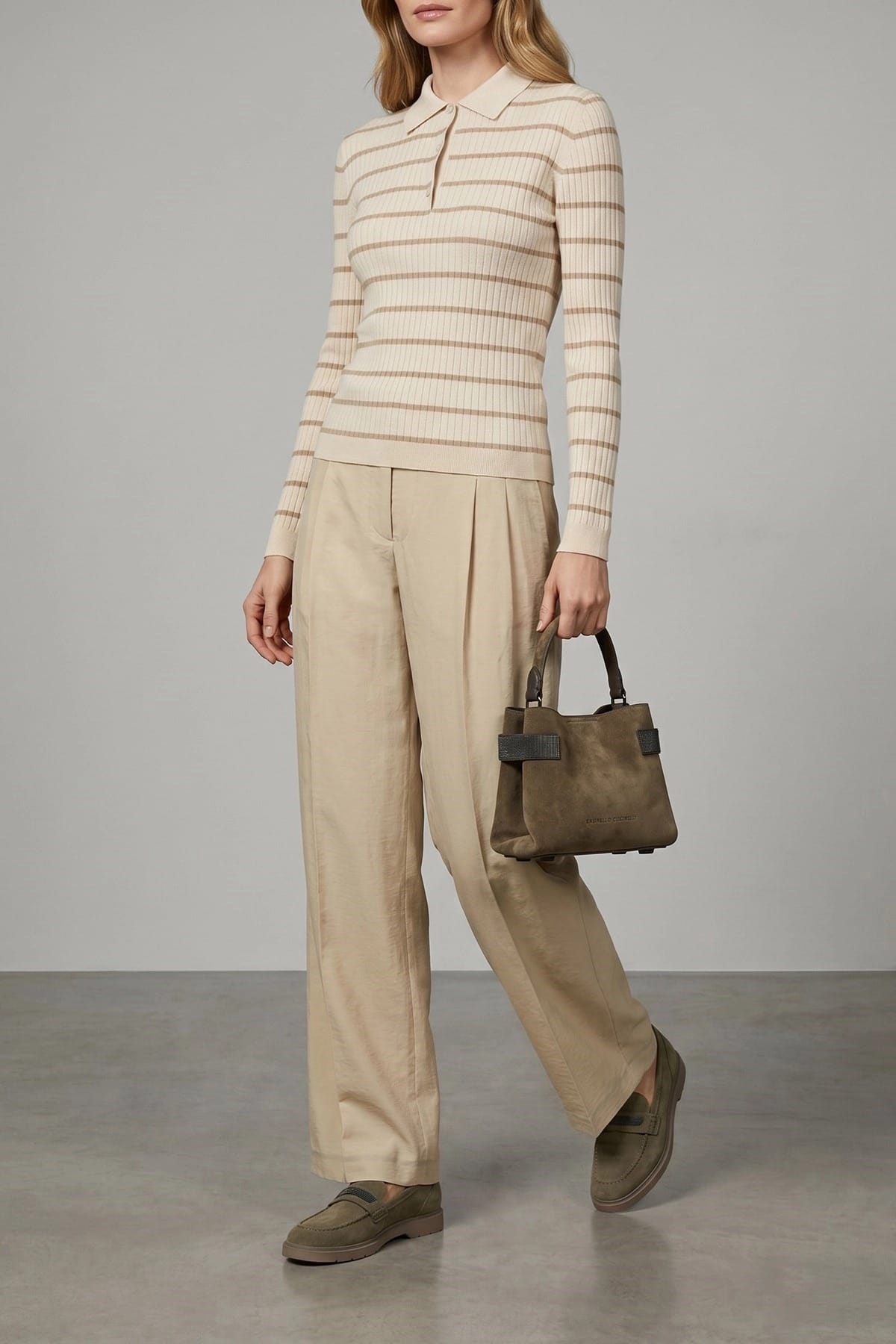 Brunello Cucinelli Cotton Pleated Trousers - alternate view
