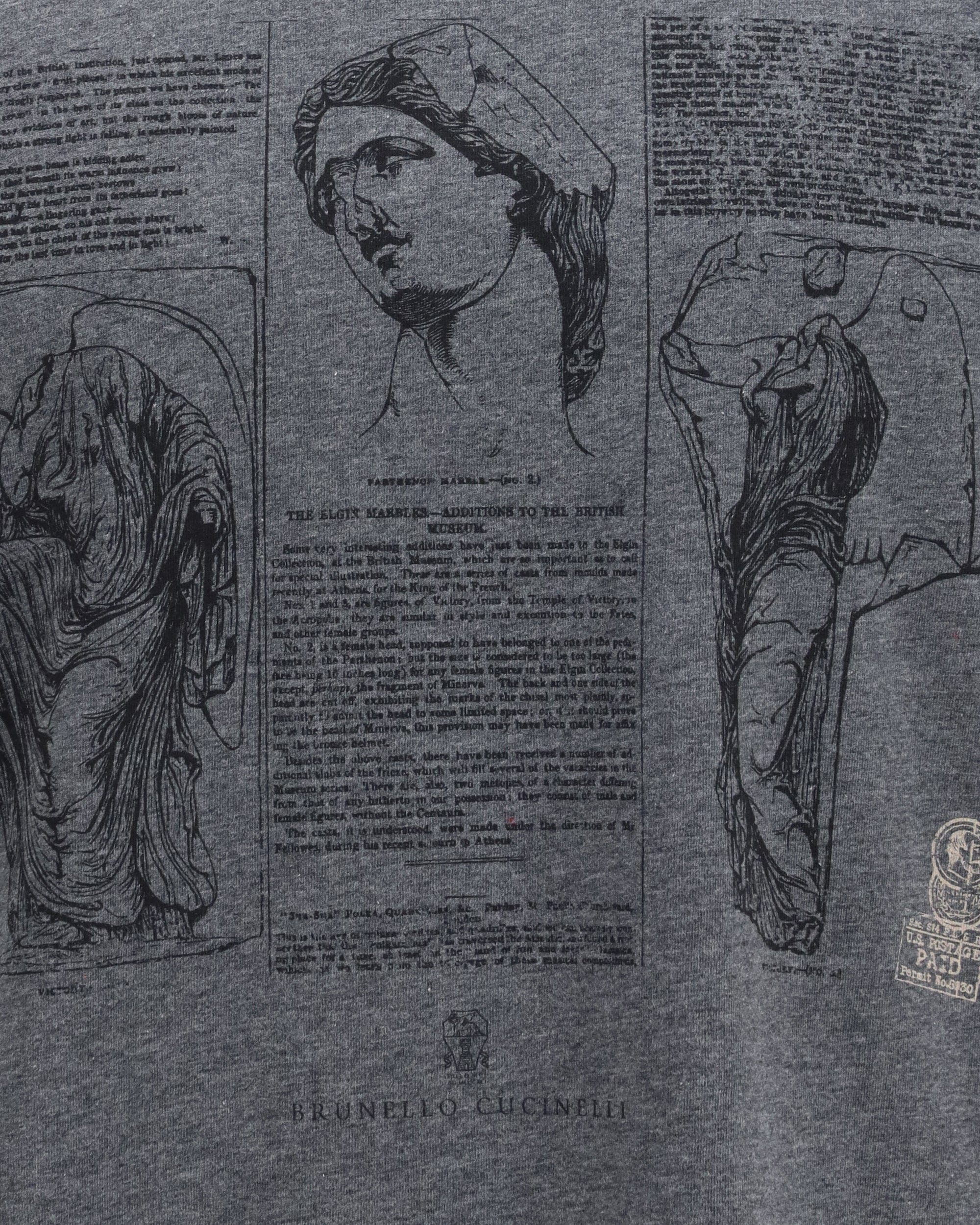 Brunello Cucinelli Cotton Printed T-Shirt