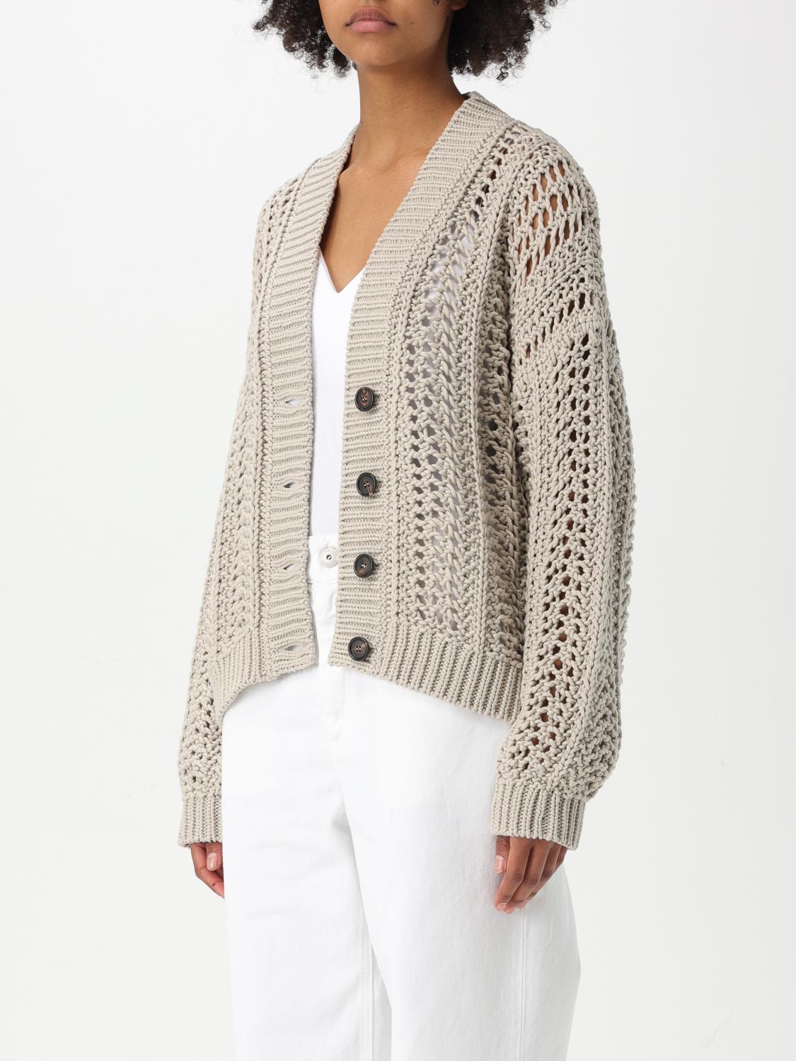 Brunello Cucinelli Cotton Ribbed Net Cardigan