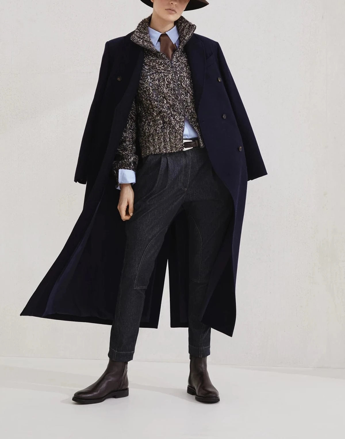 Brunello Cucinelli Cotton Shiny-Collar Shirt