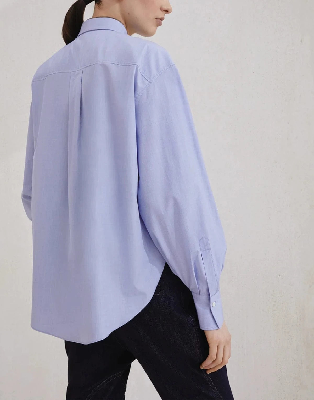 Brunello Cucinelli Cotton Shiny-Collar Shirt