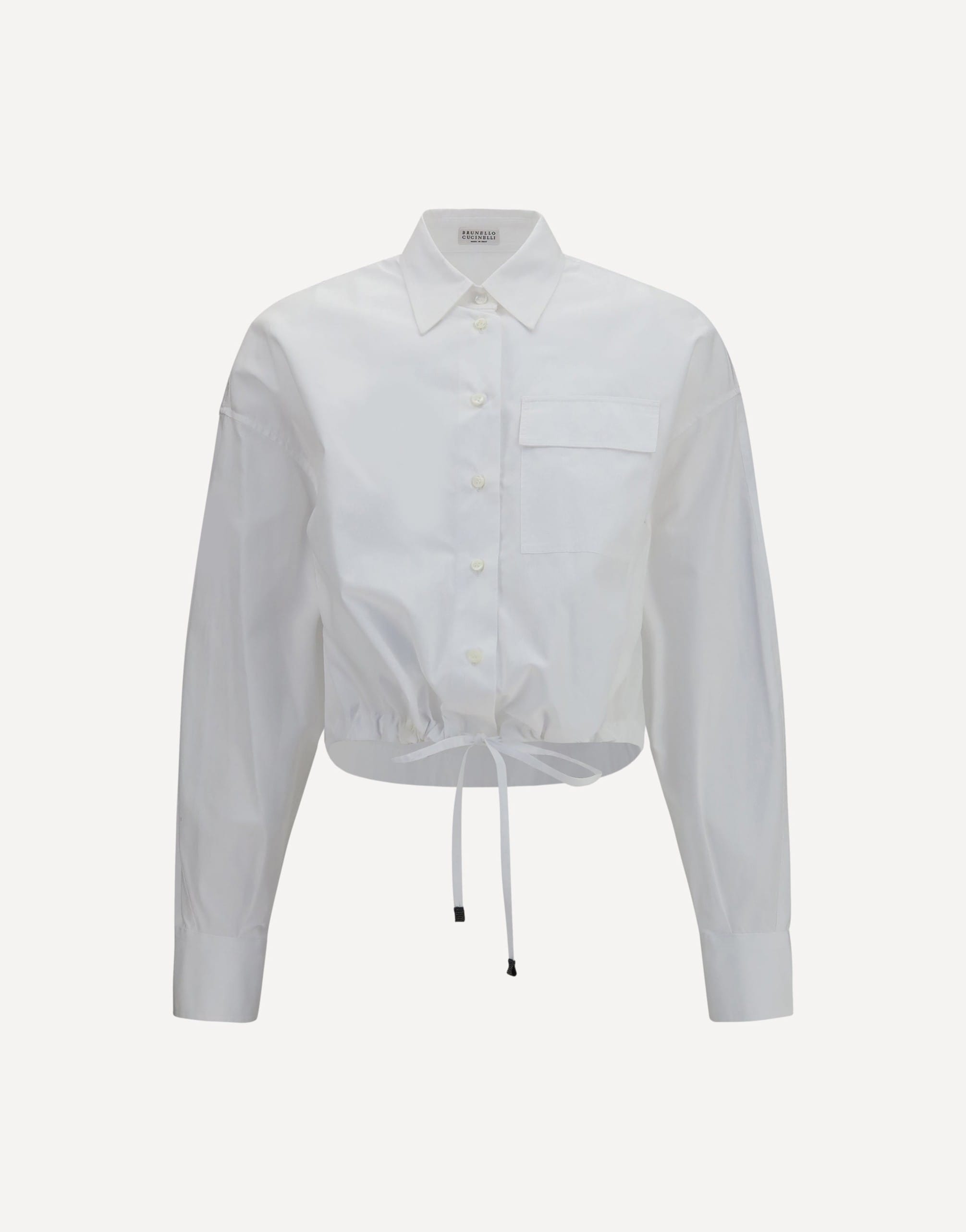 Brunello Cucinelli Brunello Cucinelli Cotton Shirt With Drawstring Waist