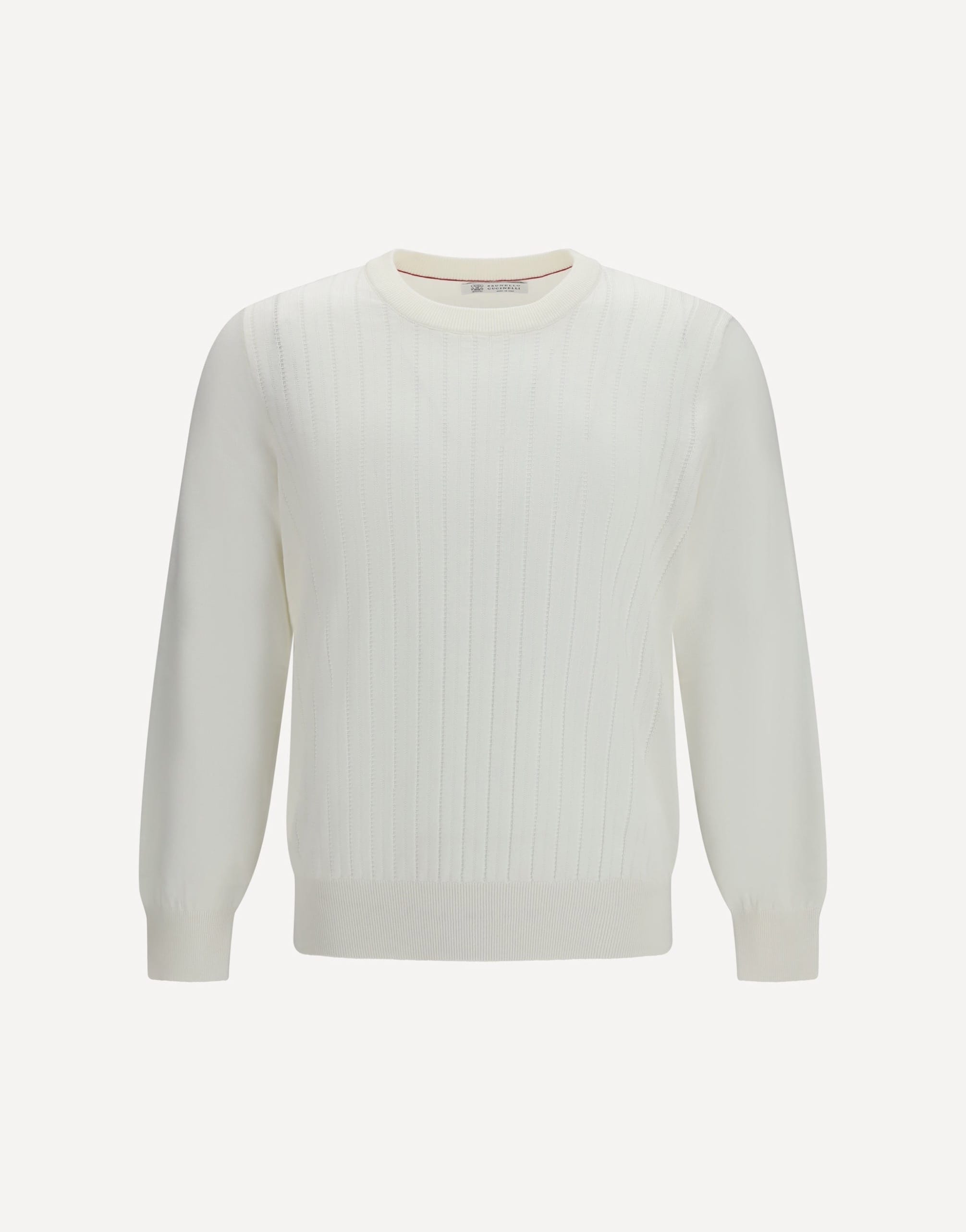 Brunello Cucinelli Cotton Sweater With Crew Neck