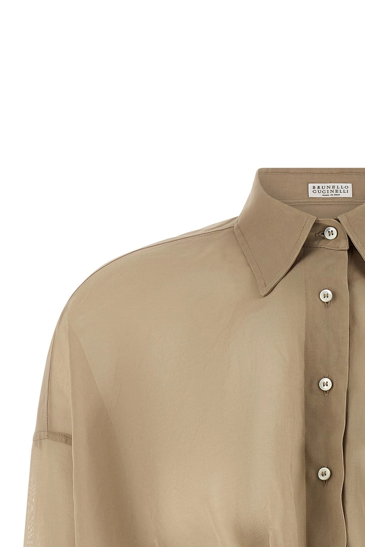Brunello Cucinelli Brunello Cucinelli Cotton Taffeta Shirt