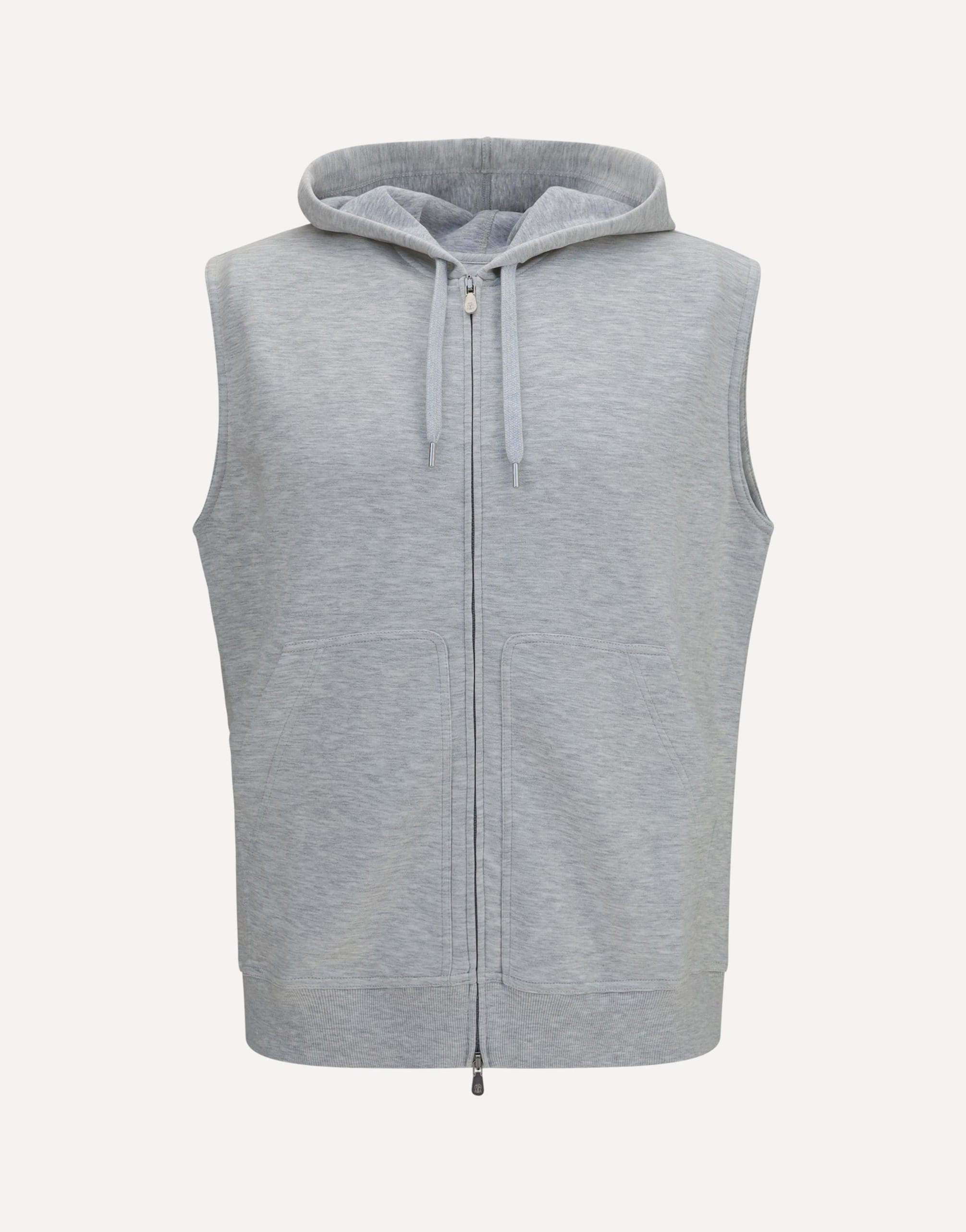 Brunello Cucinelli Brunello Cucinelli Cotton Vest With Double-Zip Hood