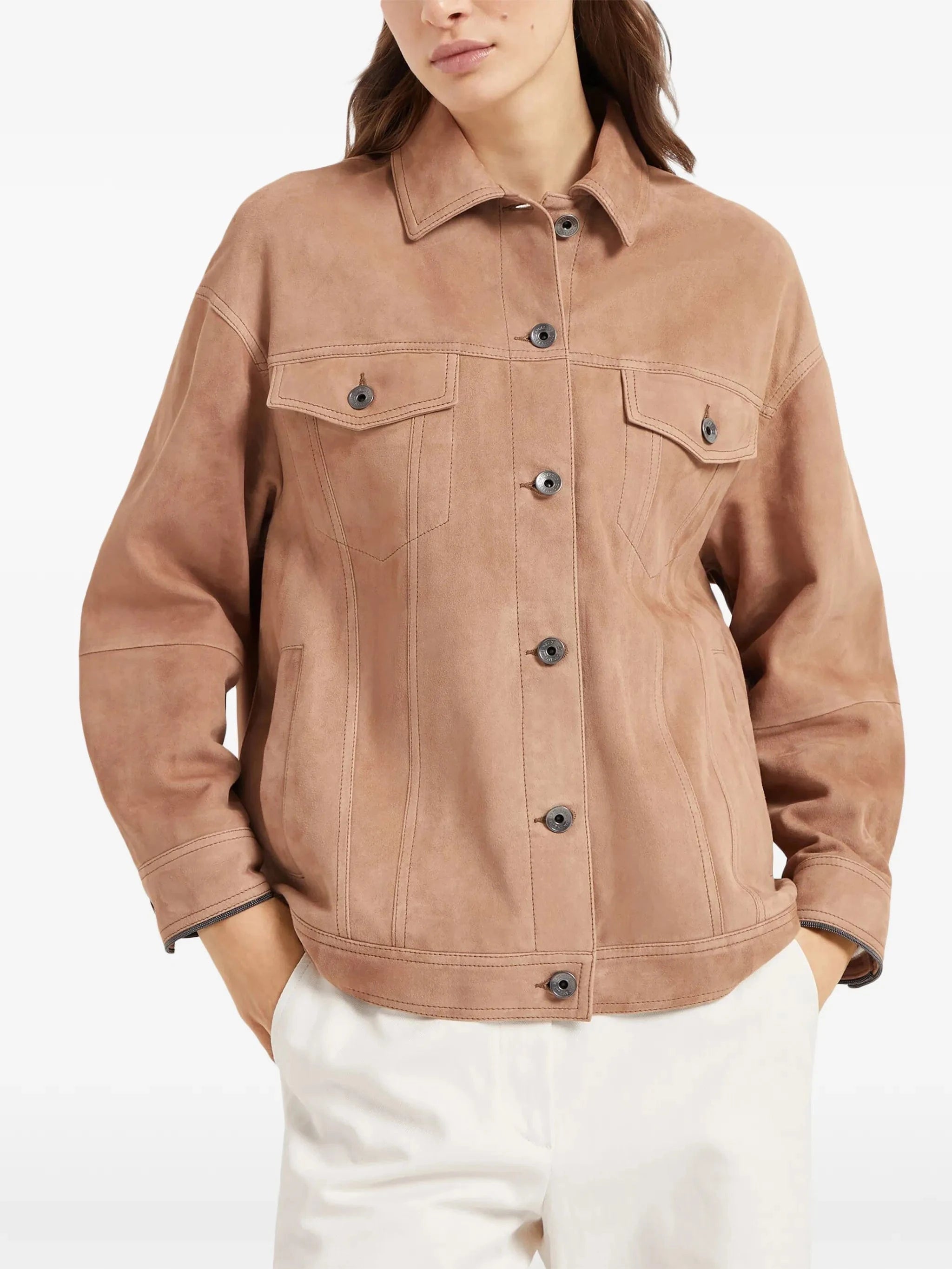 Brunello Cucinelli Couture Suede Jacket