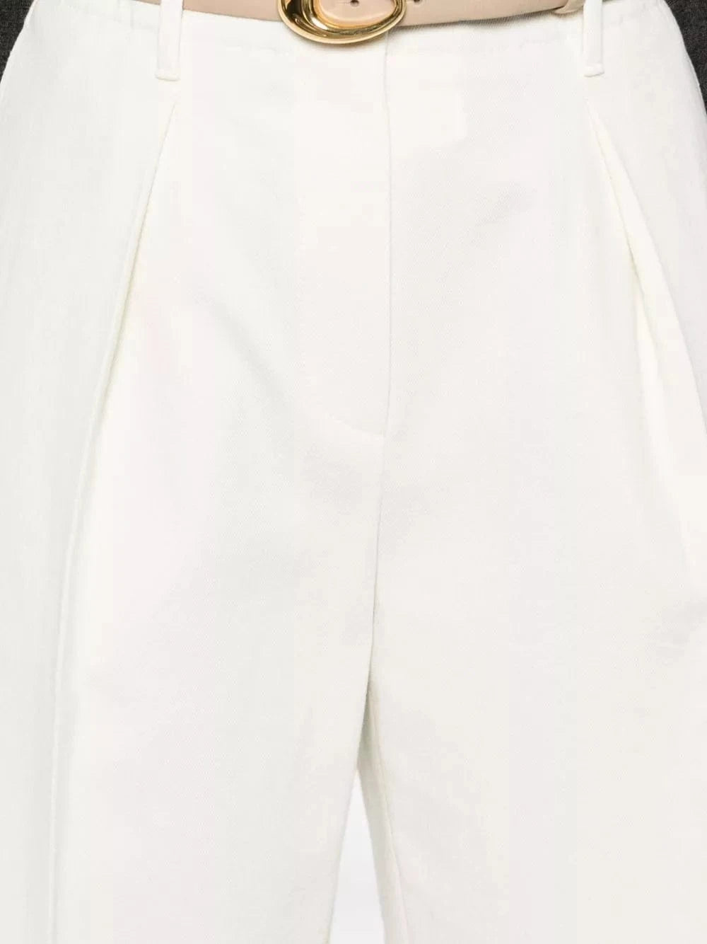 Brunello Cucinelli Cropped Cotton Trousers