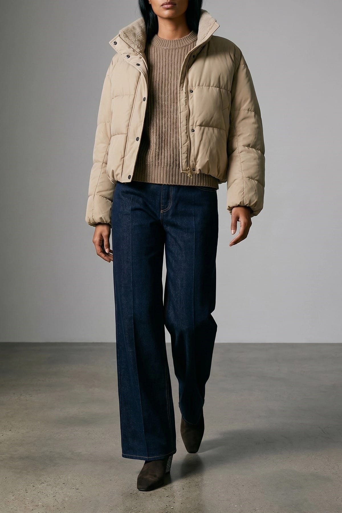 Brunello Cucinelli Cropped Down Jacket - alternate view