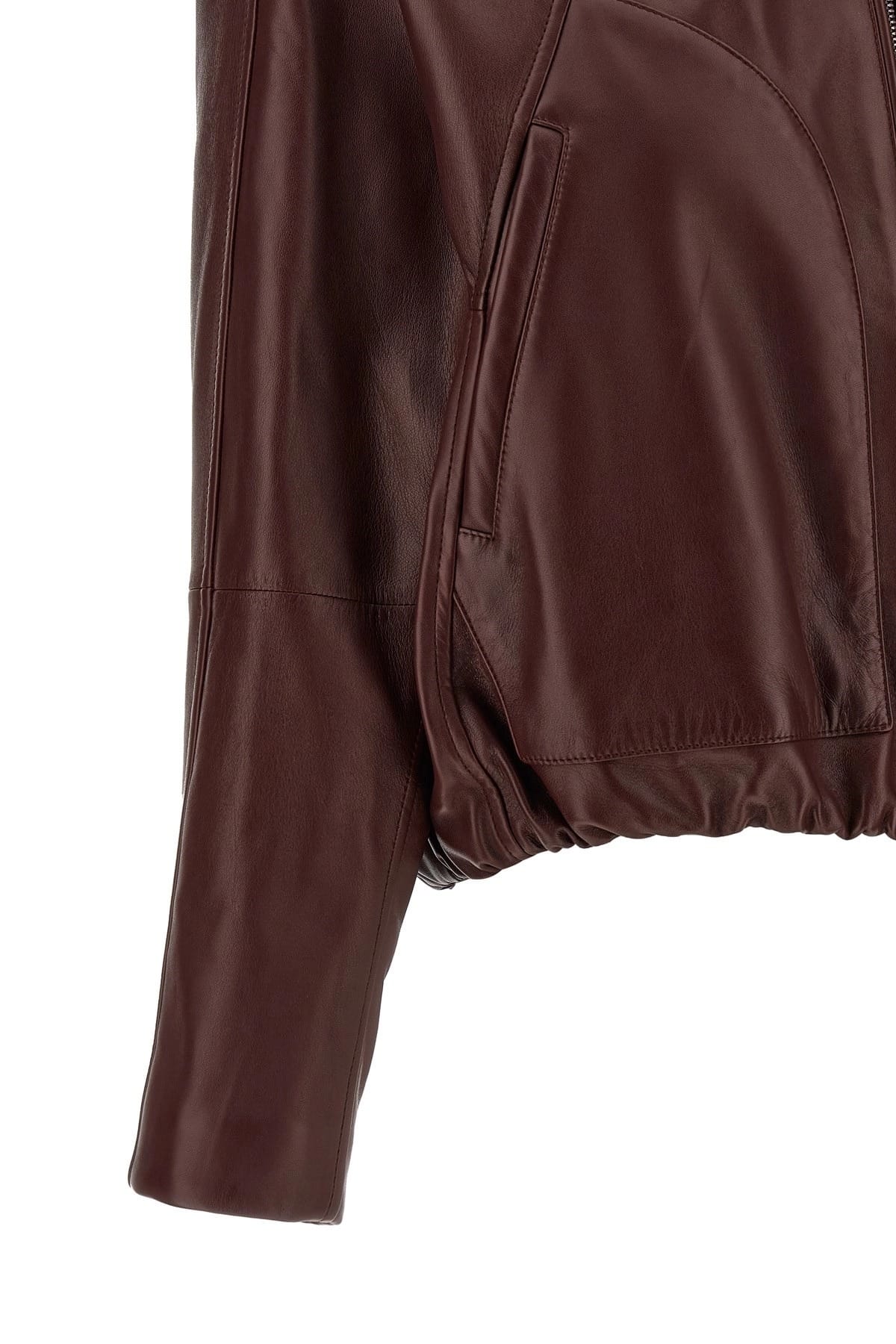 Brunello Cucinelli Brunello Cucinelli Cropped Nappa Leather Jacket