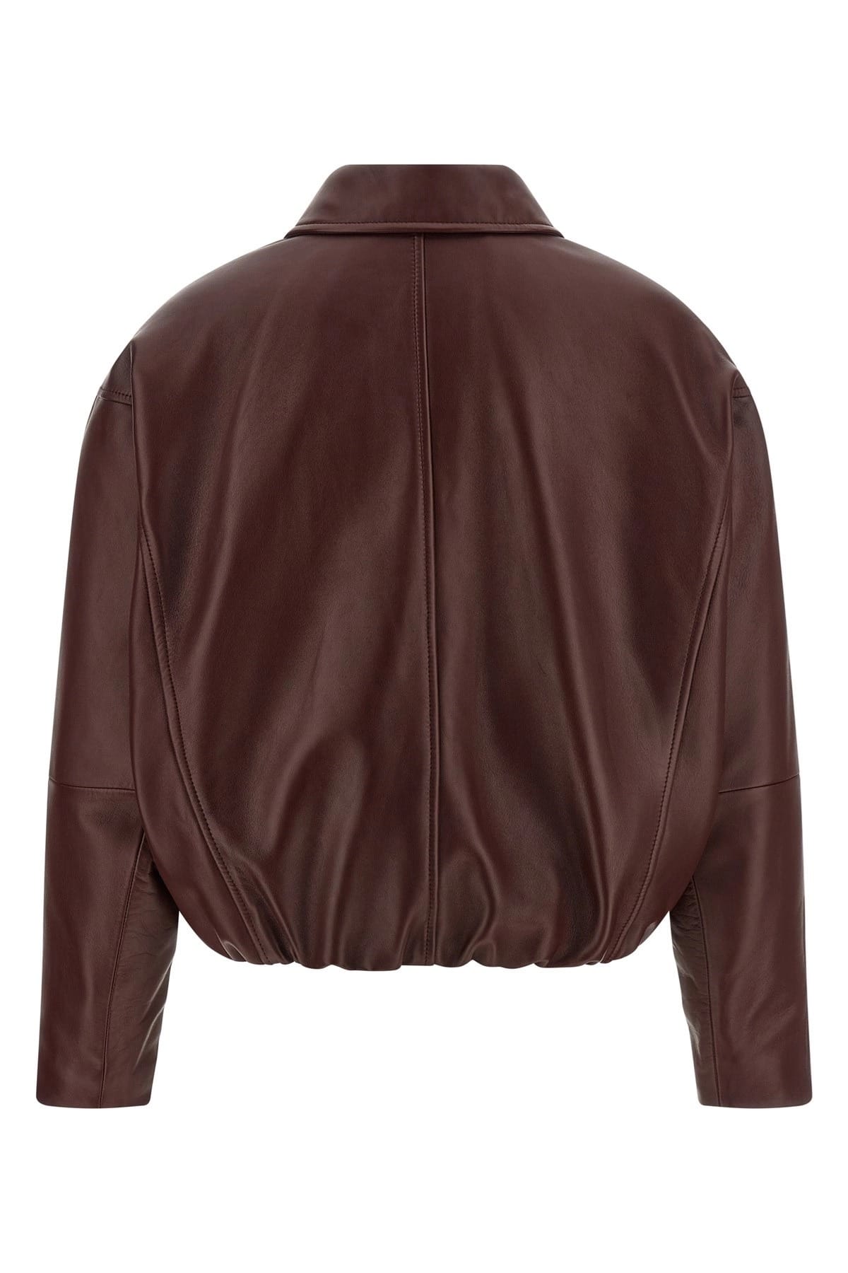 Brunello Cucinelli Brunello Cucinelli Cropped Nappa Leather Jacket