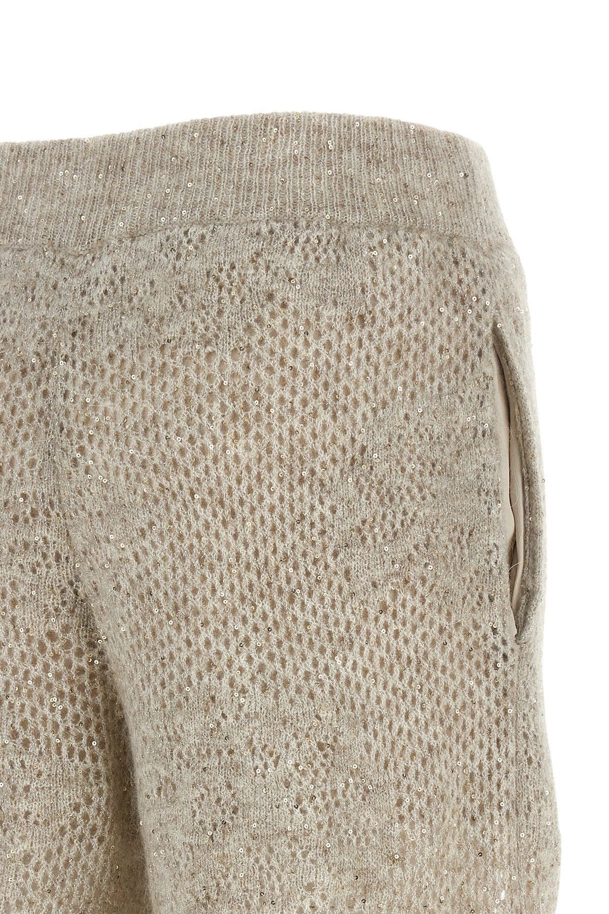 Brunello Cucinelli Dazzling Abstract Leaf Pants