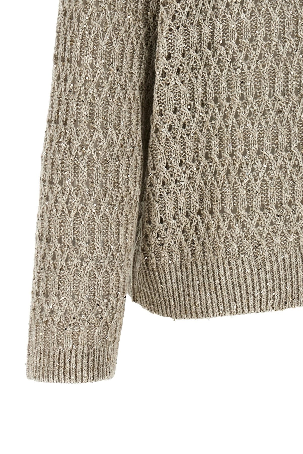 Brunello Cucinelli Brunello Cucinelli Dazzling Braids Sweater