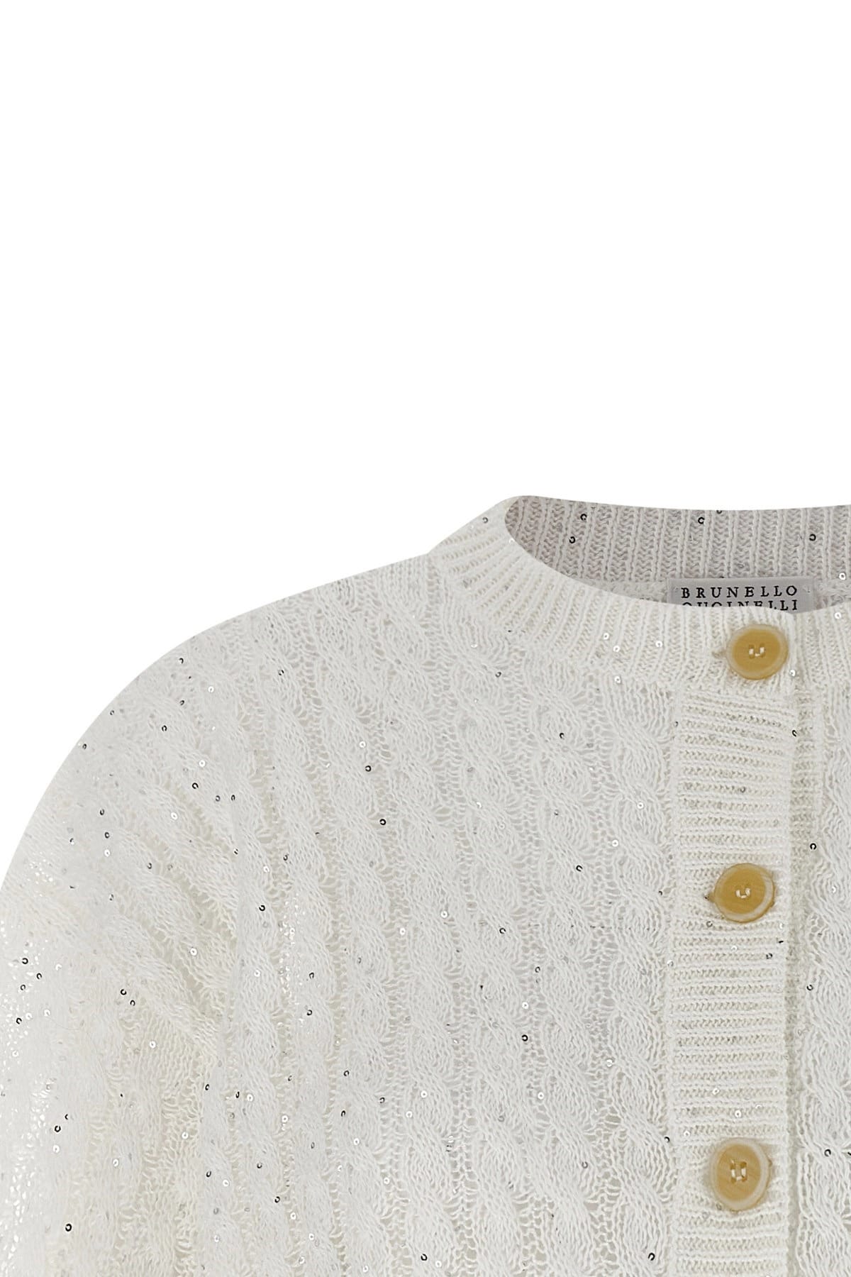 Brunello Cucinelli Brunello Cucinelli Dazzling Cable Cardigan