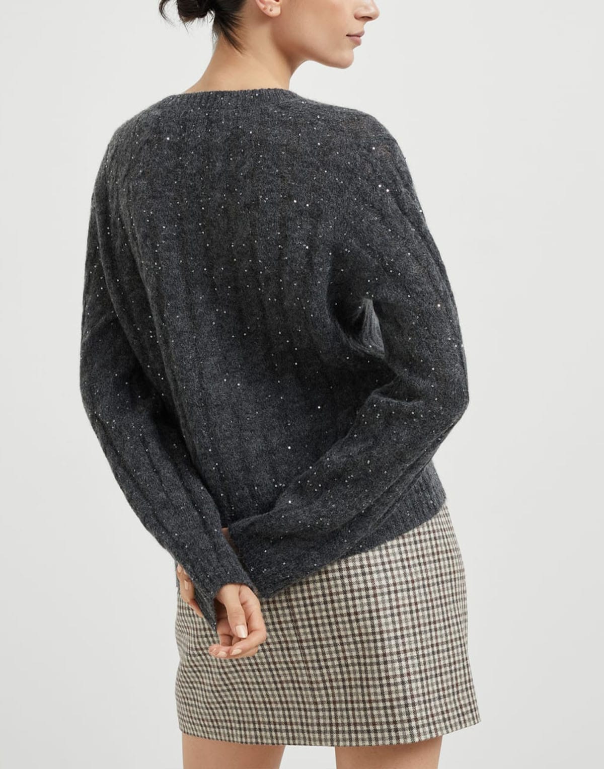 Brunello Cucinelli Dazzling Cable Sweater