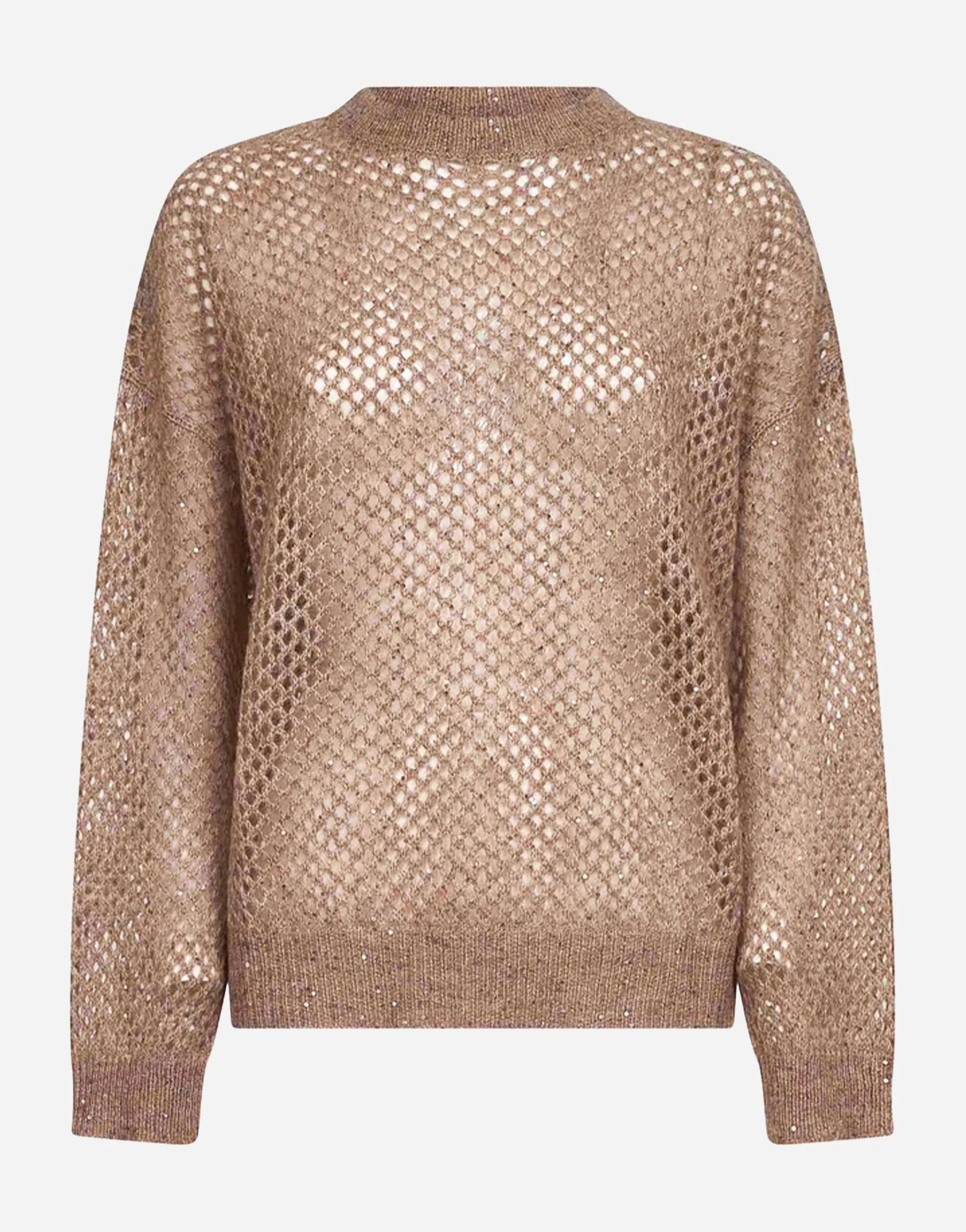 Brunello Cucinelli Dazzling Mesh Sweater