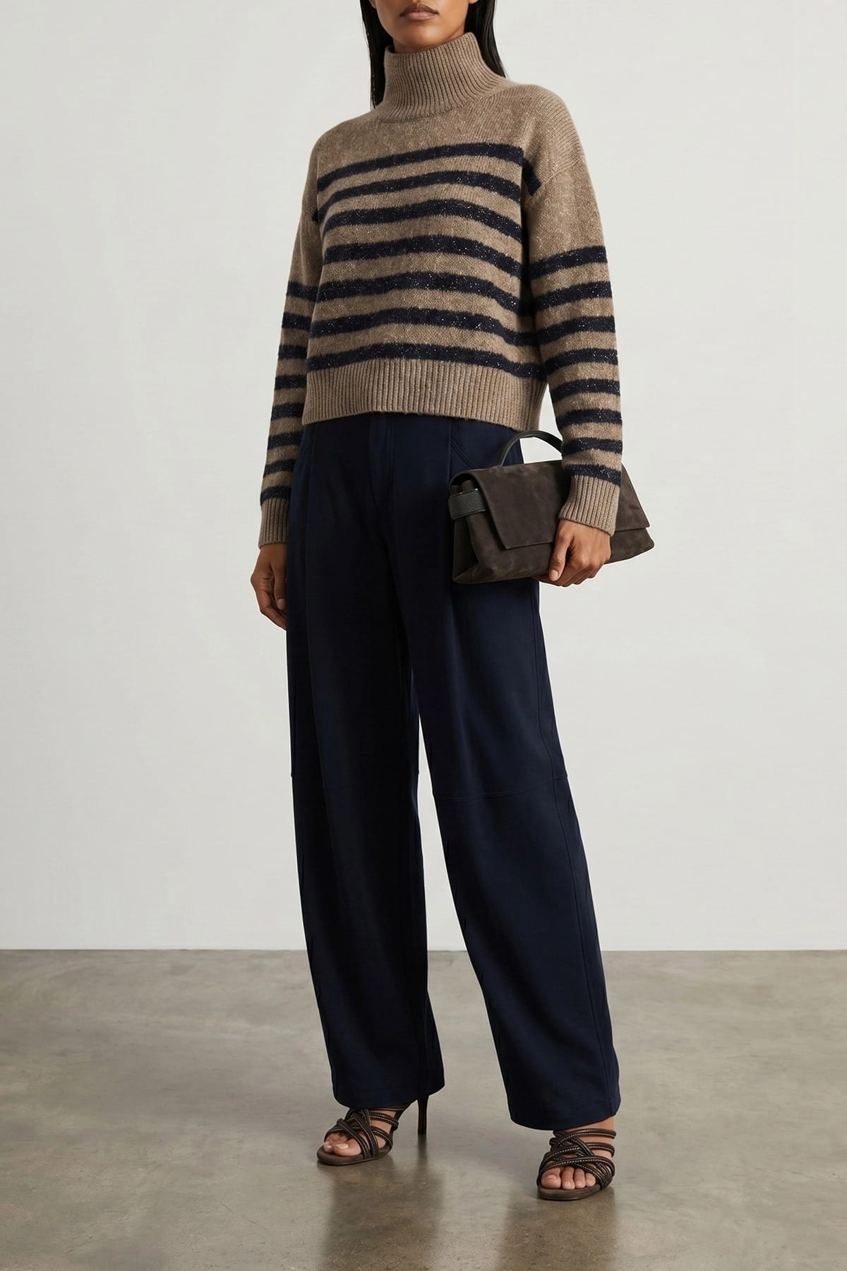 Brunello Cucinelli Brunello Cucinelli Dazzling Stripes Sweater