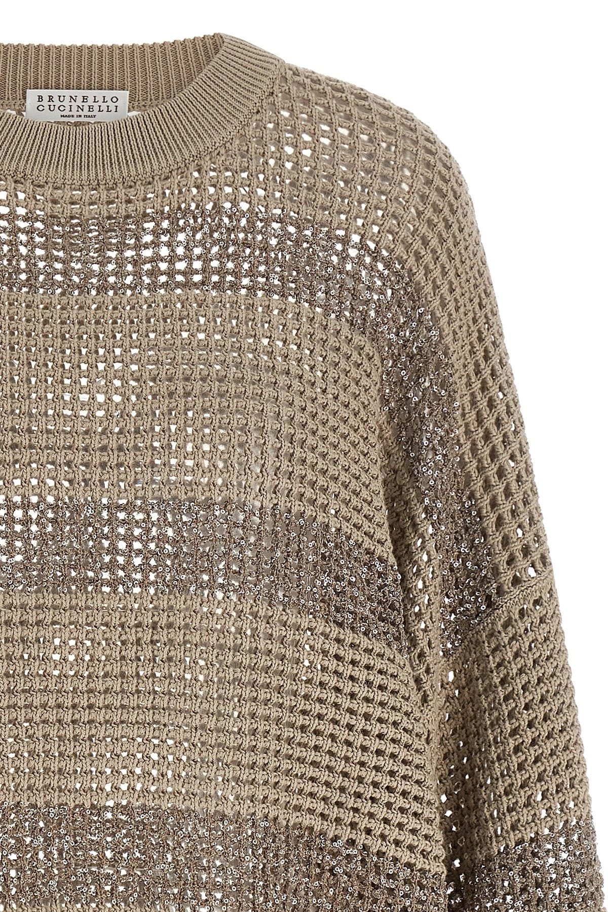 Brunello Cucinelli Brunello Cucinelli Dazzling Stripes Sweater