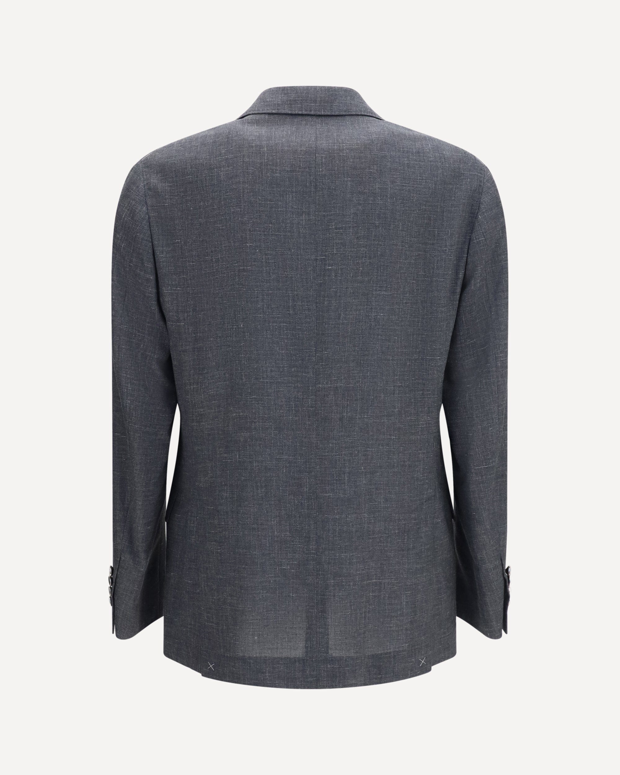 Brunello Cucinelli جاكيت صوف وحرير وكتان بنسيج لهبي مفكك من Brunello Cucinelli - alternate view