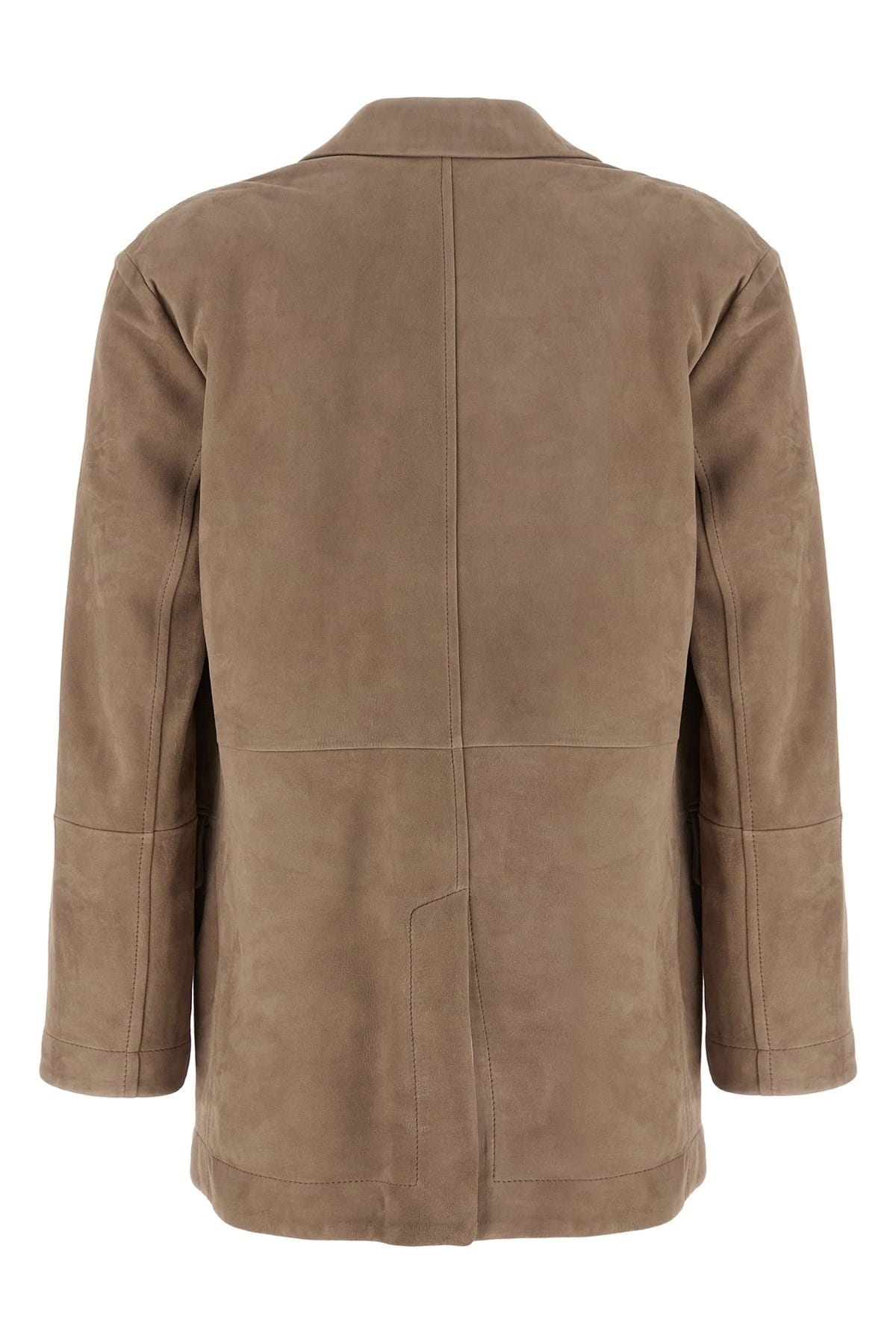 Brunello Cucinelli Deconstructed Suede Blazer - alternate view