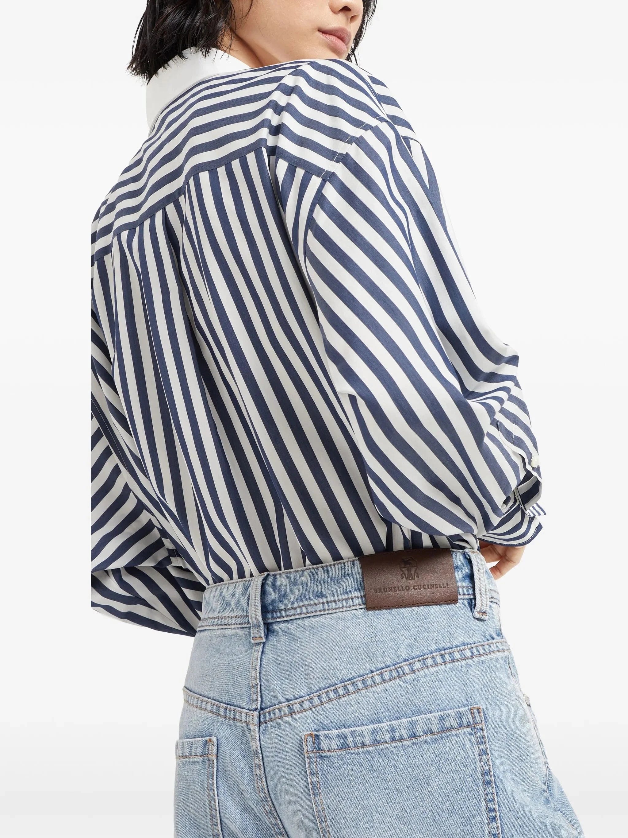 Brunello Cucinelli Denim Baggy Tapered Jeans