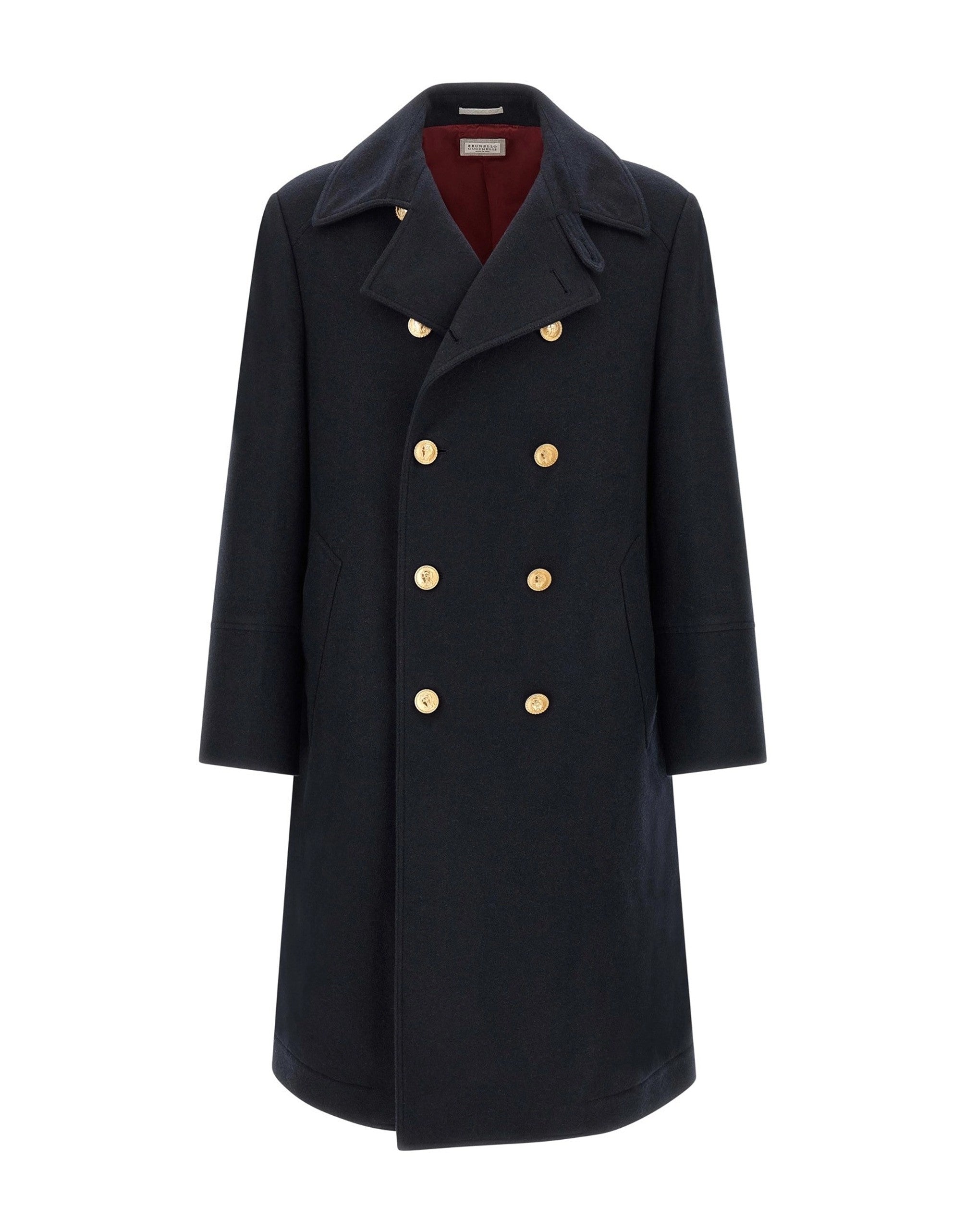 Brunello Cucinelli Double-Breasted Cashmere Coat